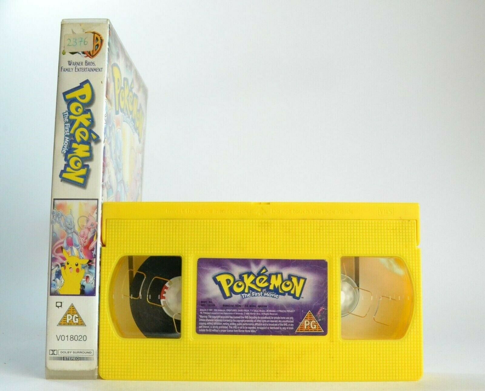 Pokemon The First Movie [Mewtwo Vs. Mew] - Large Mox - Manga - Children's - VHS-