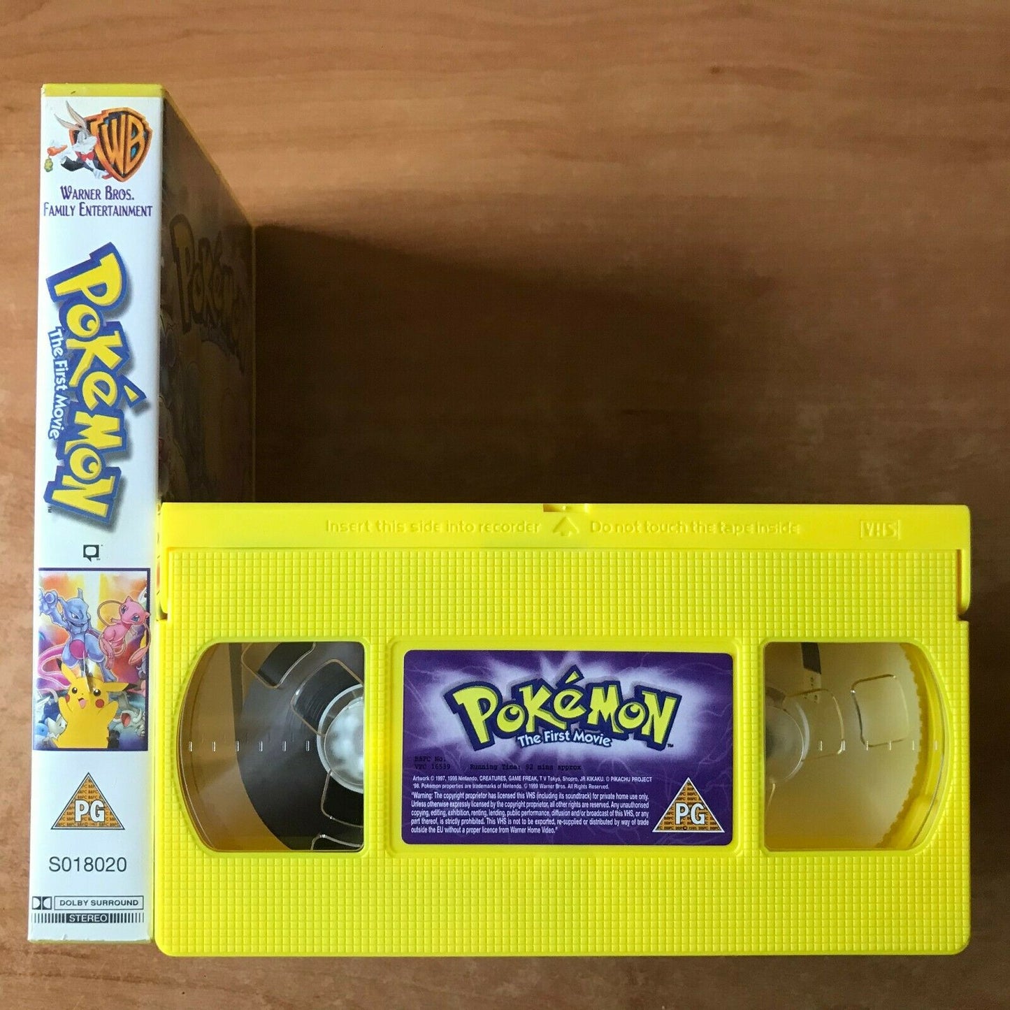 Pokemon The First Movie [Mewtwo Vs. Mew] Manga - Anime - Children's - Pal VHS-