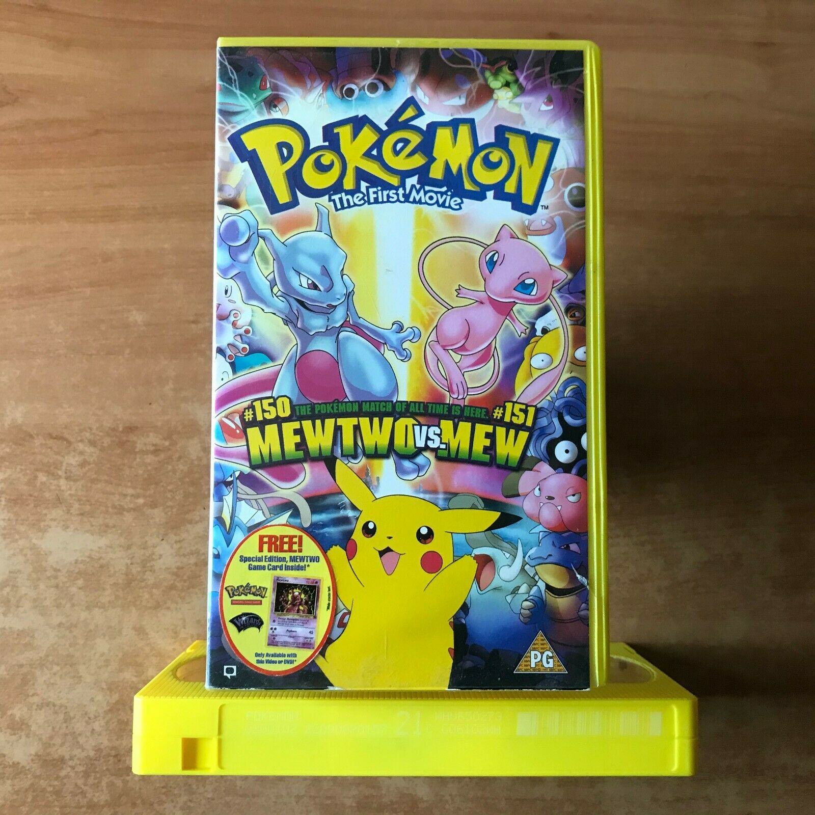 Pokemon The First Movie [Mewtwo Vs. Mew] Manga - Anime - Children's - Pal VHS-