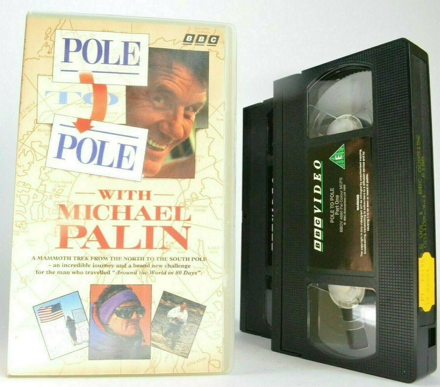 Pole To Pole (BBC); [Michael Palin] - Ethiophia - Zambia - South Affrica - VHS-