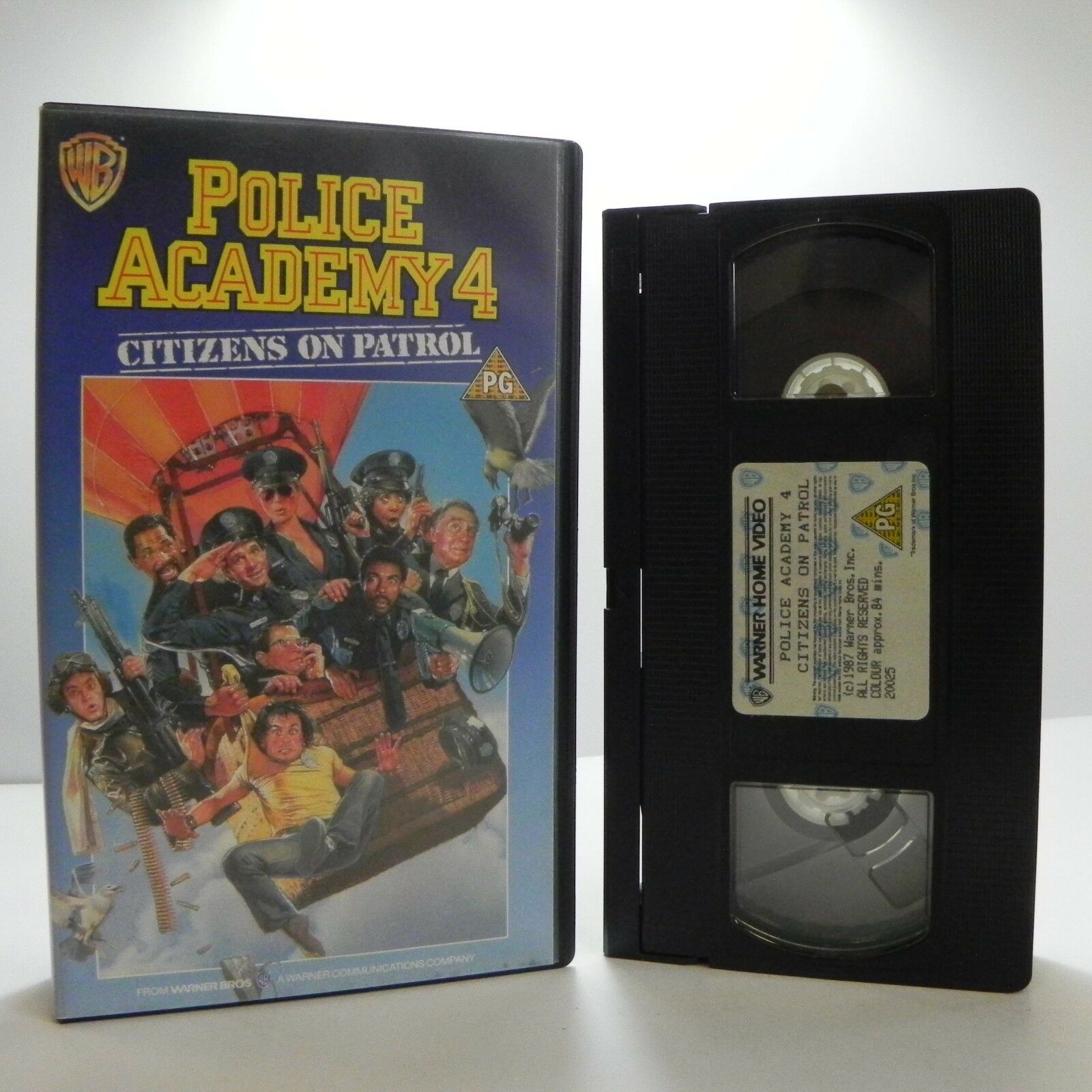 Police Academy 4: Warner Home (1987) - Classic Comedy - S.Guttenberg - Pal VHS-