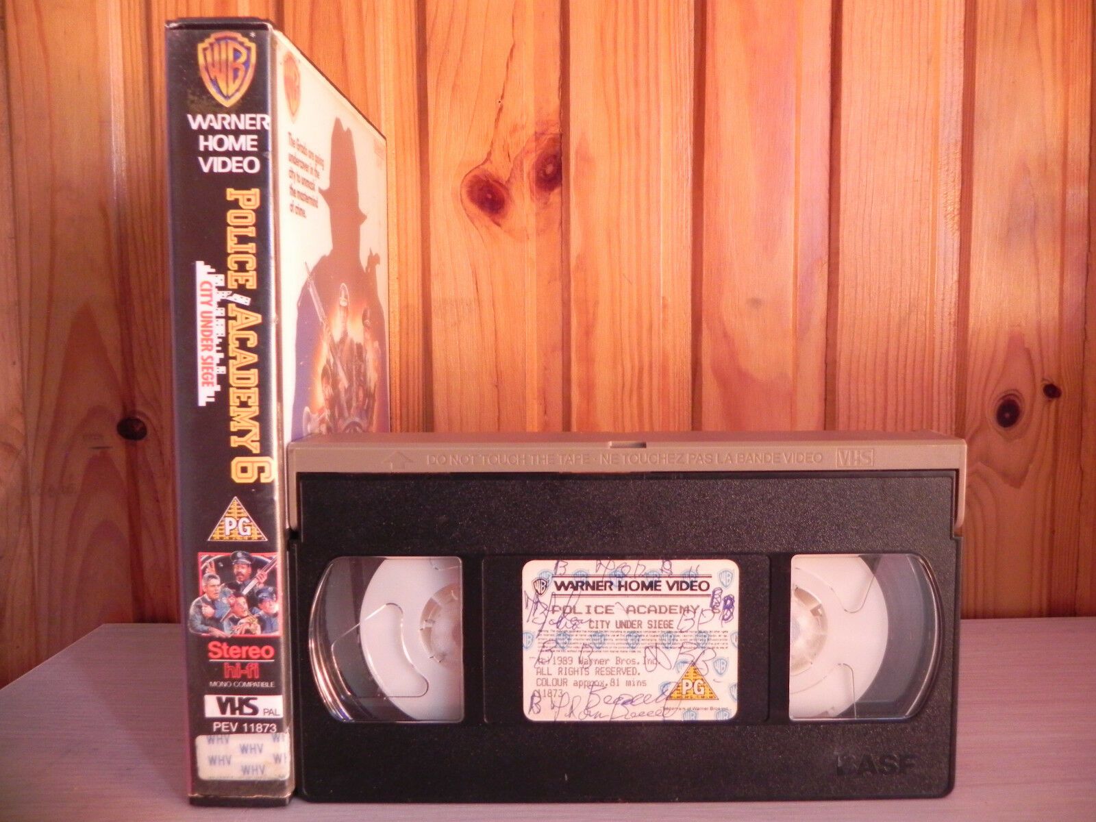 Police Academy 6 - City Under Siege - Warner Video - Ex-Rental - 11873 - VHS-