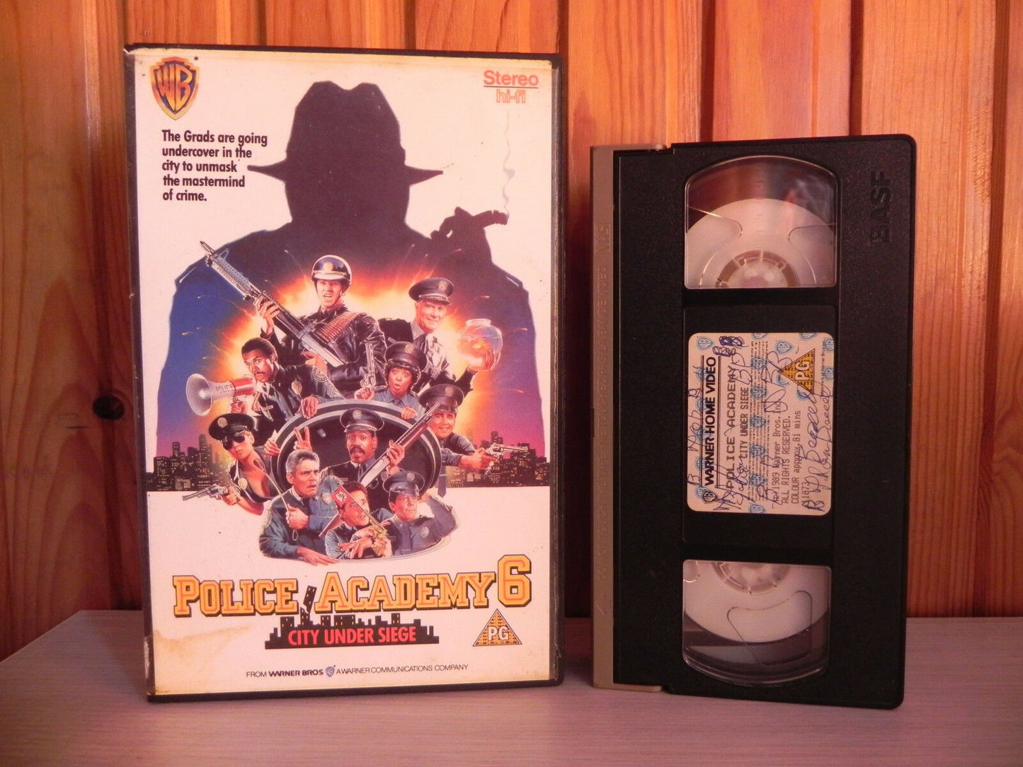 Police Academy 6 - City Under Siege - Warner Video - Ex-Rental - 11873 - VHS-