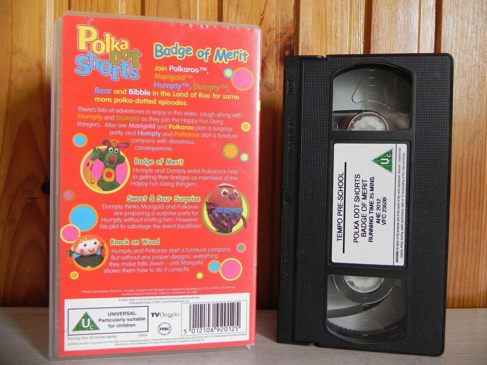 Polka Dot Shorts: Badge Of Merit (Jed MacKay) - Rhyme Feast - Kid's Theatre VHS-