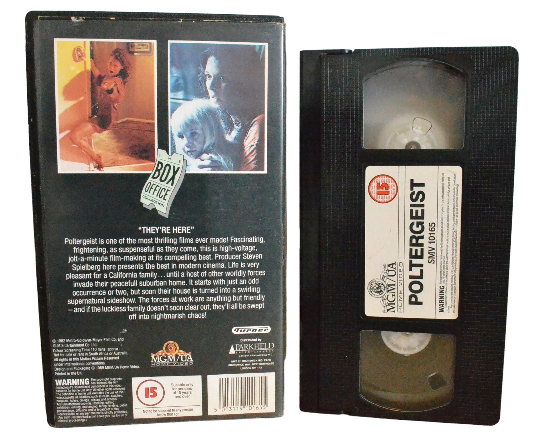 Poltergeist - JoBeth Williams - MGM/UA Home Video - SMV 10165 - Horror - Pal - VHS-