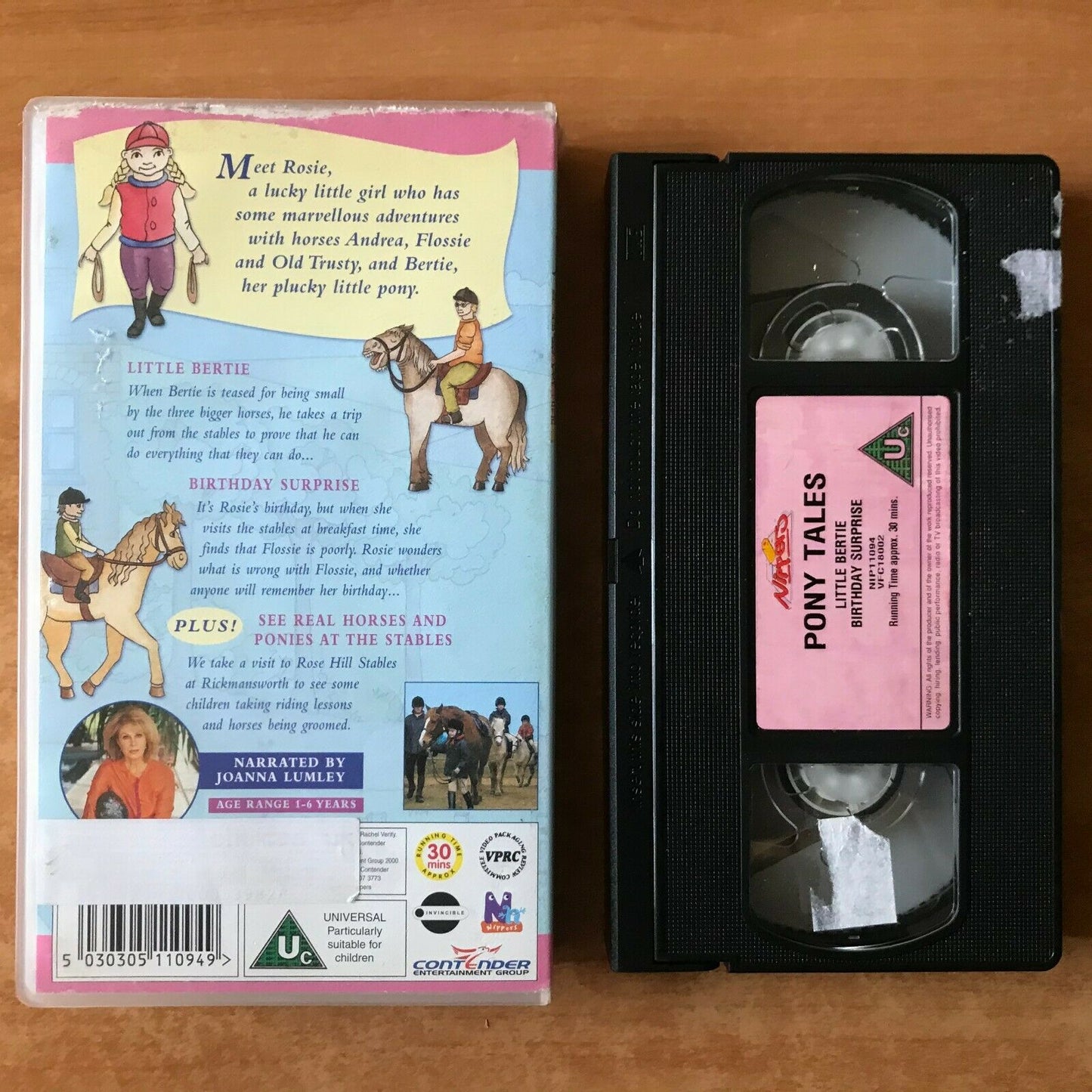 Pony Tales: Little Bertie; [Joanna Lumley] Old Trusty - Animated - Kids - VHS-