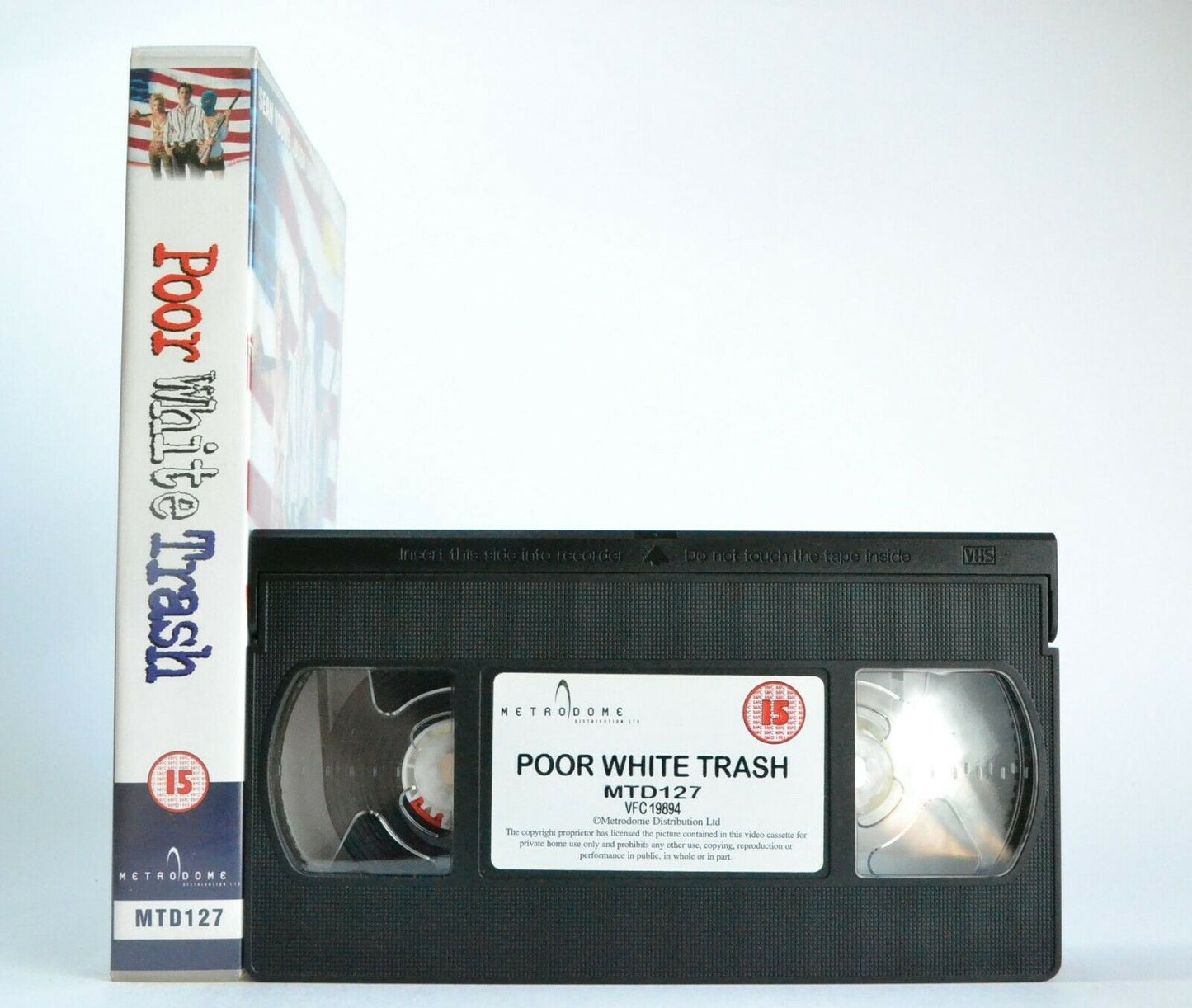 Poor White Trash (2000): Crime Comedy - Large Box - S.Young/J.Pressly - Pal VHS-