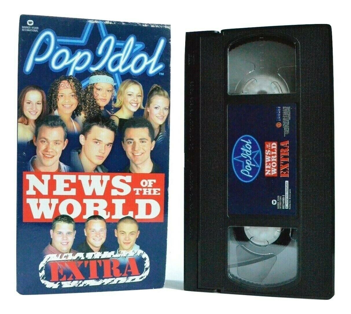 Pop Idol: News Of The World - Carton Box - TV Music Show - Entertainment - VHS-