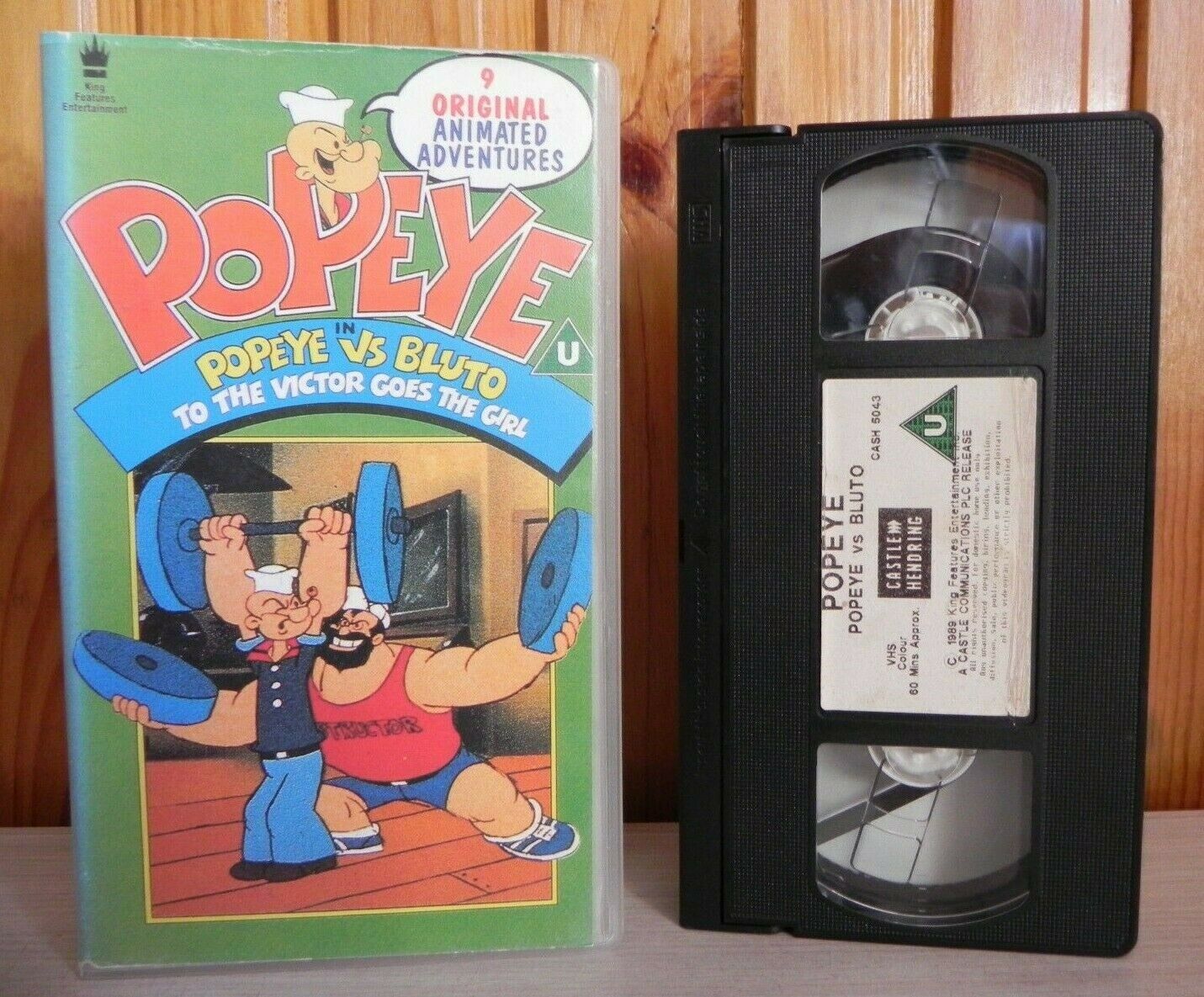 Popeye Vs Bluto: To The Victor Goes The Girl - Animated - Children's - Pal VHS-