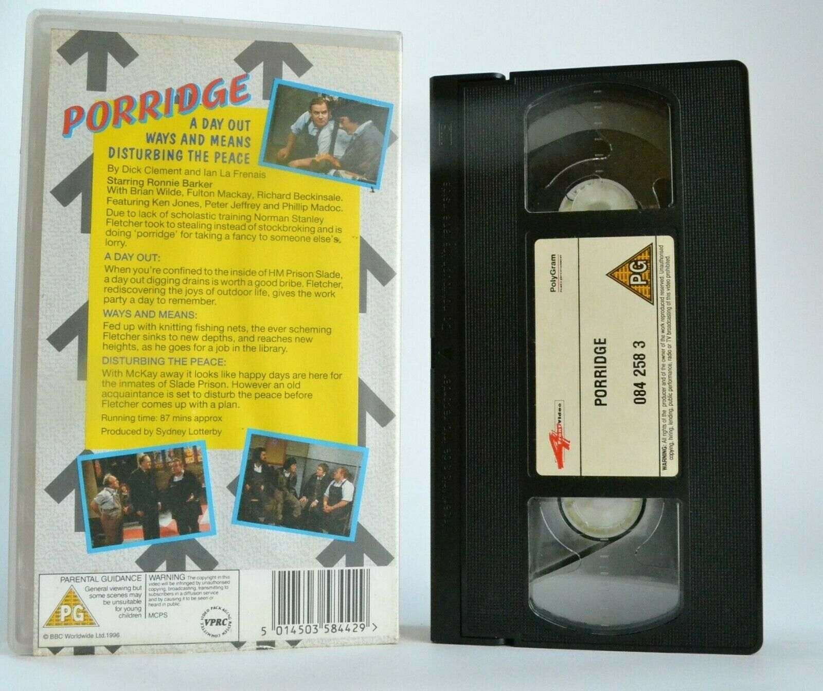 Porridge: A Day Out - BBC Comedy Series - Ronnie Baker/Brian Wilde - Pal VHS-