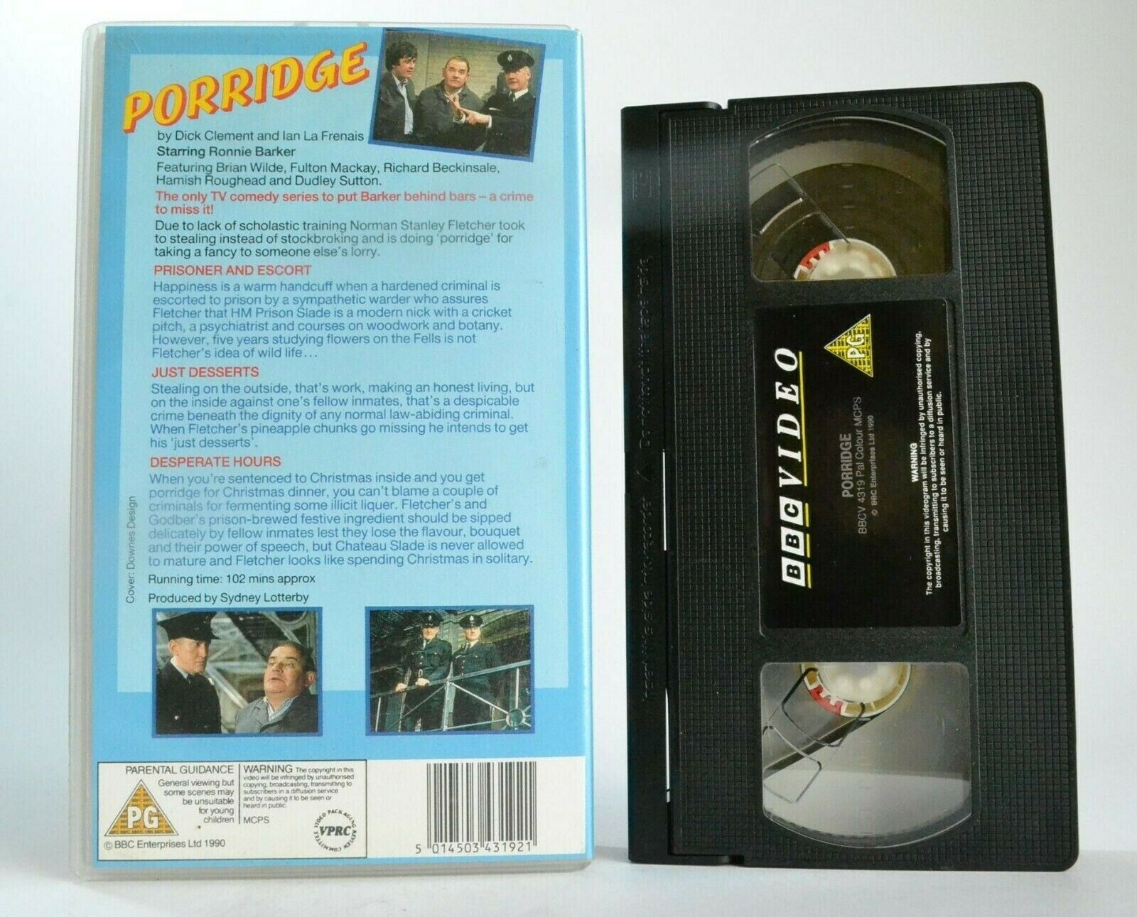 Porridge; [Dick Clement] - Prisoner And Escort - TV Series - Ronnie Baker - VHS-