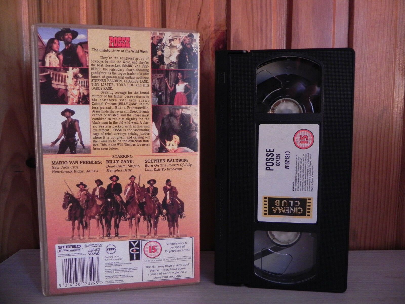 Posse (1993); [Mario Van Peebles]: Western - Buffalo Soldiers - Stephen Baldwin - Pal VHS-