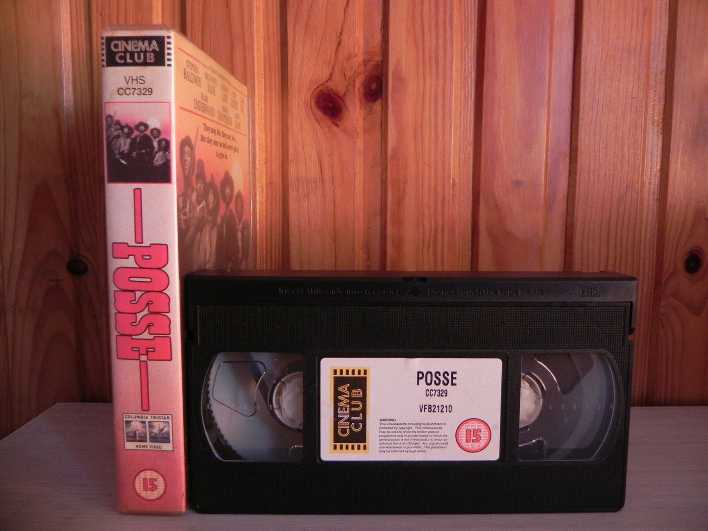 Posse (1993); [Mario Van Peebles]: Western - Buffalo Soldiers - Stephen Baldwin - Pal VHS-