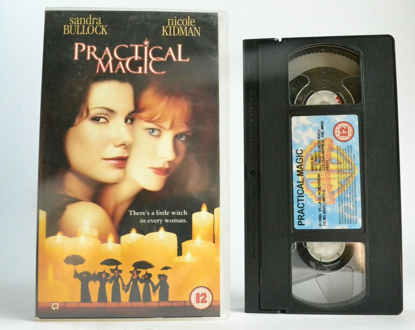 Practical Magic (1998): Witchcraft Fantasy - Sandra Bullock/Nicole Kidman - VHS-