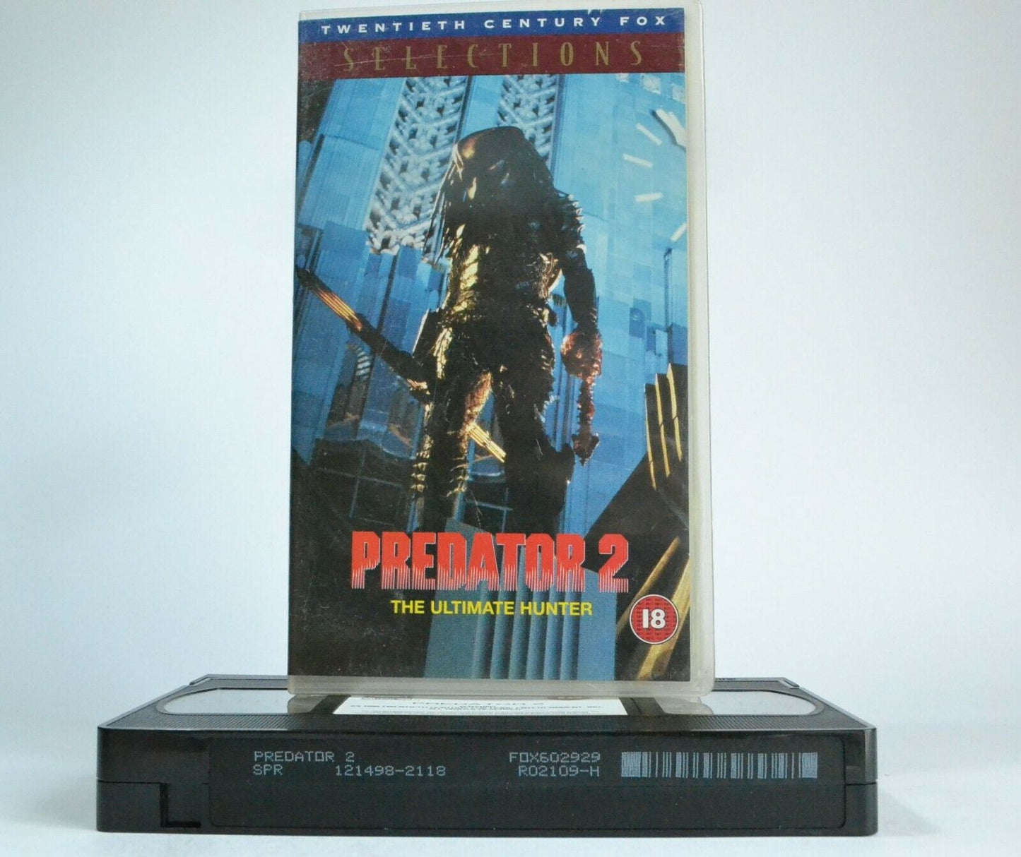 Predator 2: (1998) 20th Century Release - Sci-Fi/Action - Danny Glover - Pal VHS-