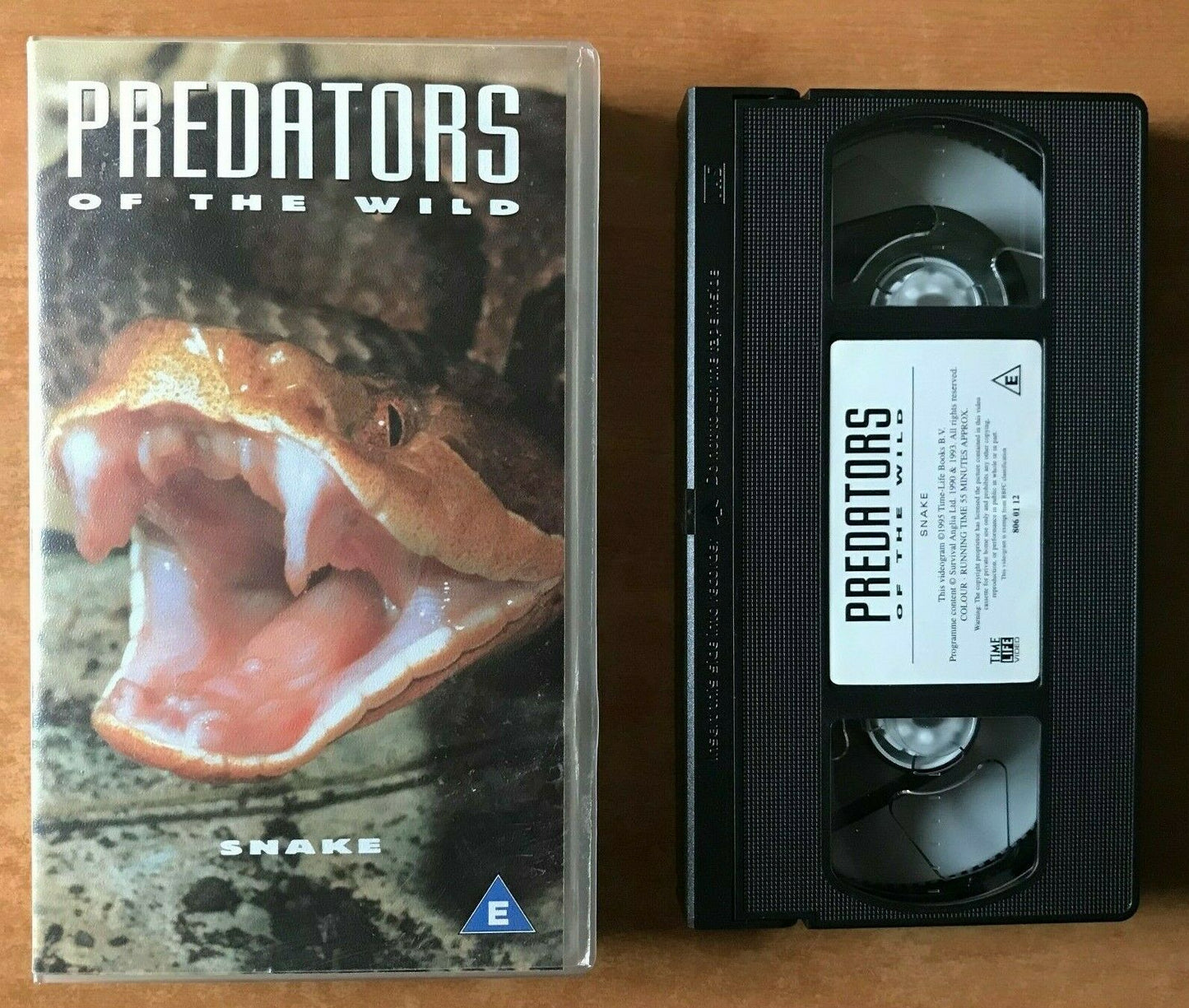 Predators Of The Wild: Snake [Time Life Video] Documentary (Colin Willock) VHS-