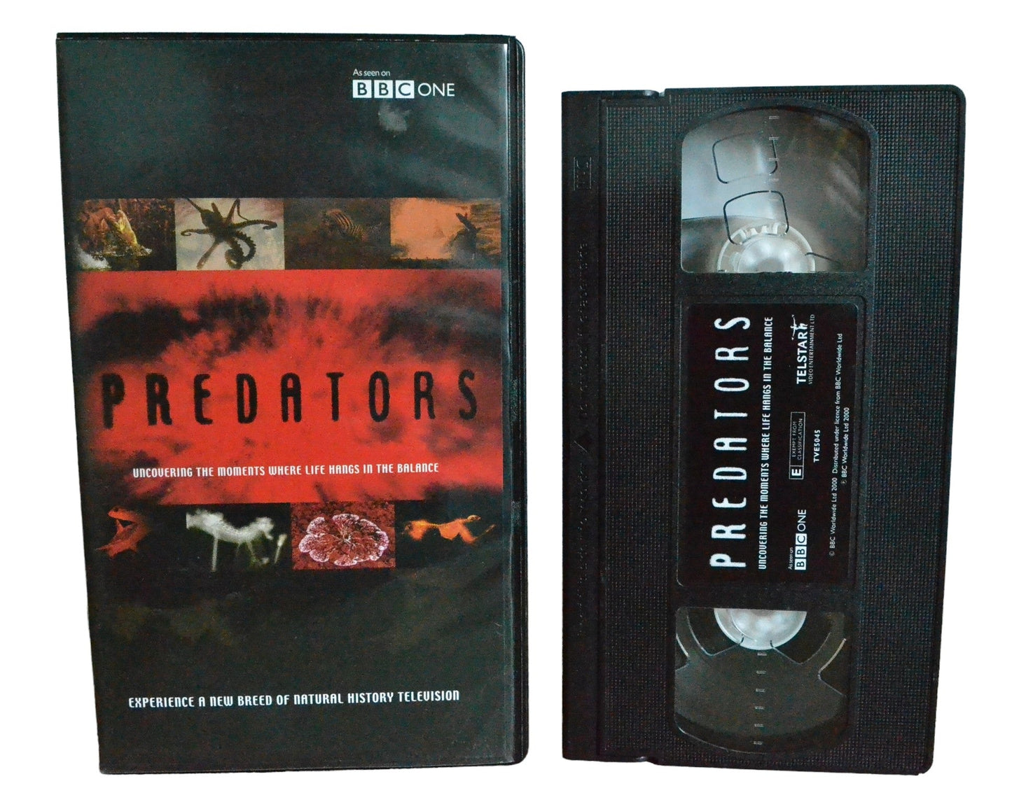 Predators (Uncovering The Moments Where Life Hangs in The Balance) - John Hannah - Telstar Video Enterainment - TVE5045 - Drama - Pal - VHS-