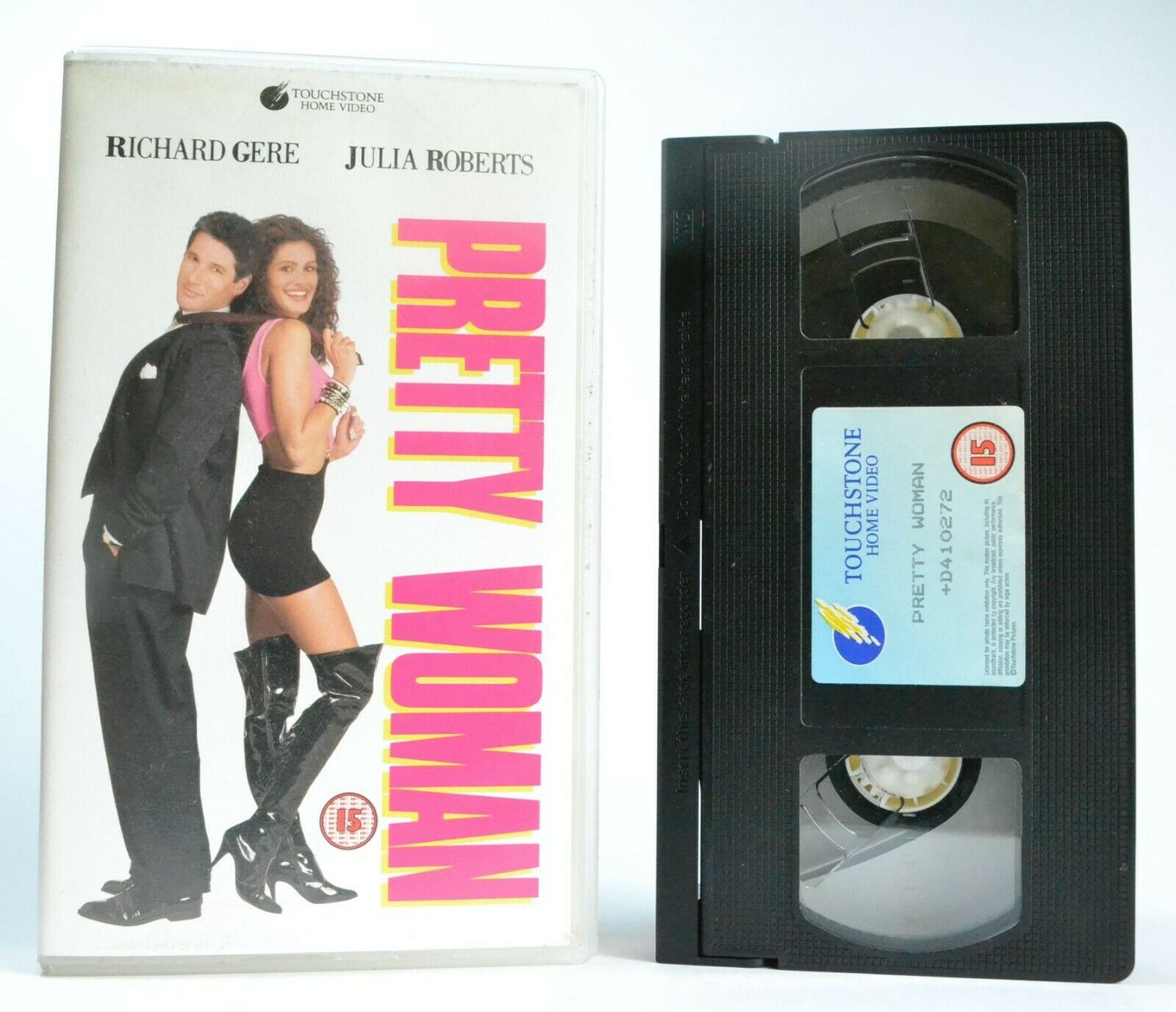 Pretty Woman (1990) - Romantic Comedy - Richard Gere/Julia Roberts - Pal VHS-