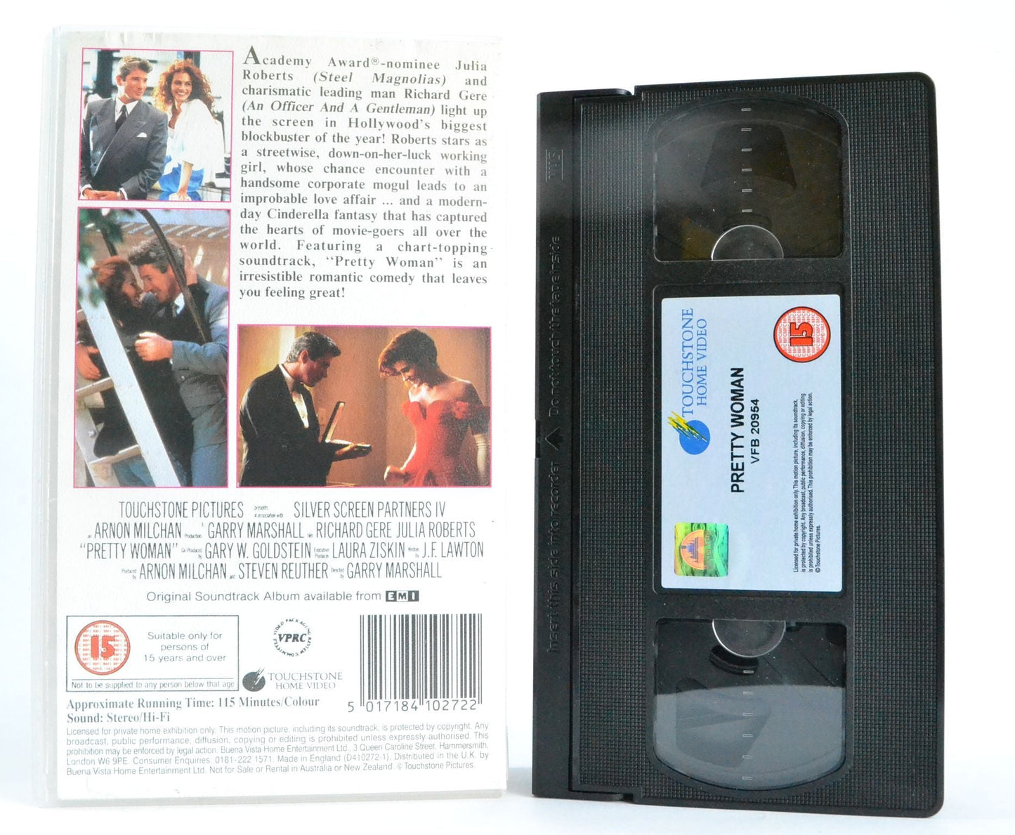 Pretty Women: Richard Gere & Julia Roberts - Touchstone Romance (1990) VHS-