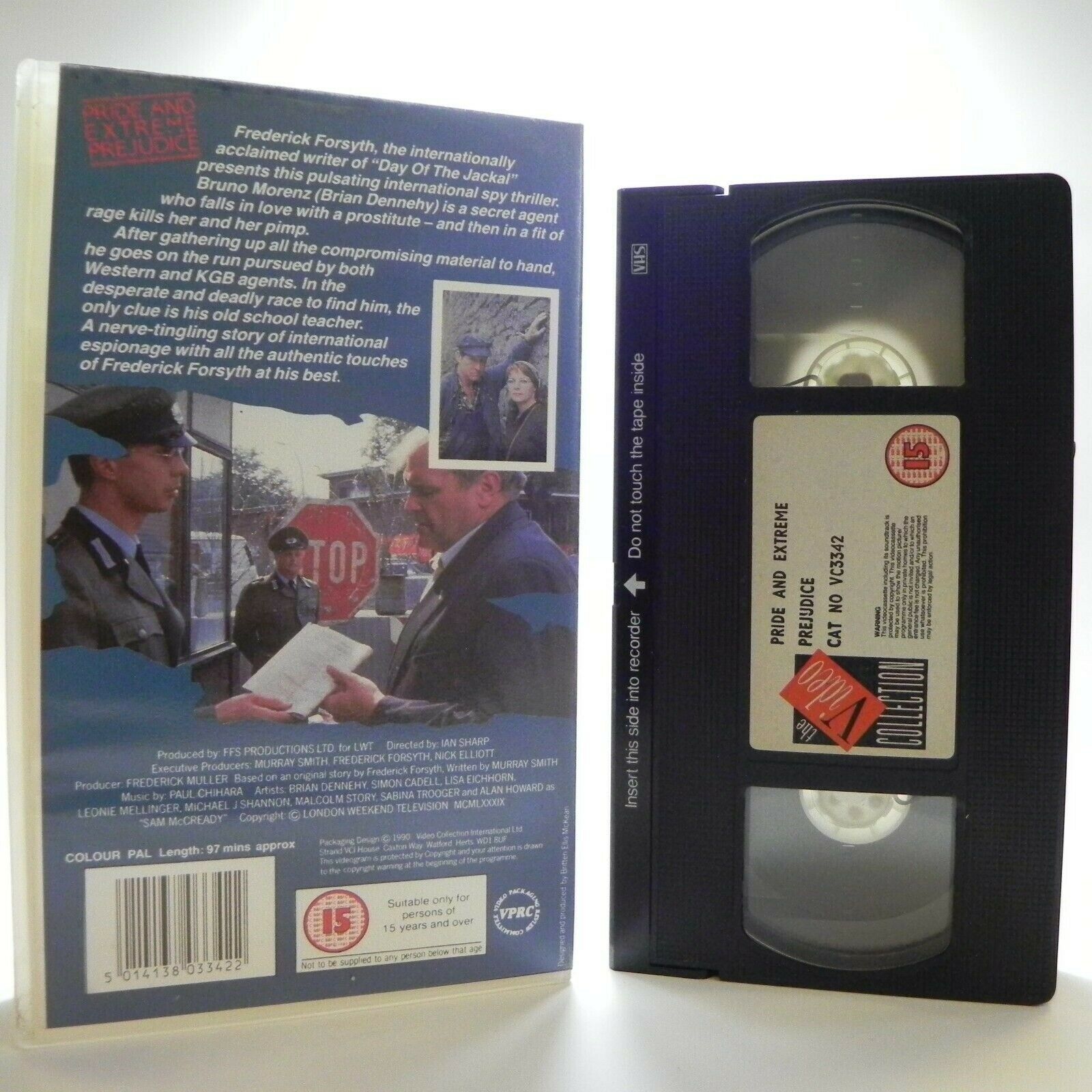 Pride And Extreme Prejudice: By F.Forsyth - Spy Thriller - B.Dennehy - Pal VHS-