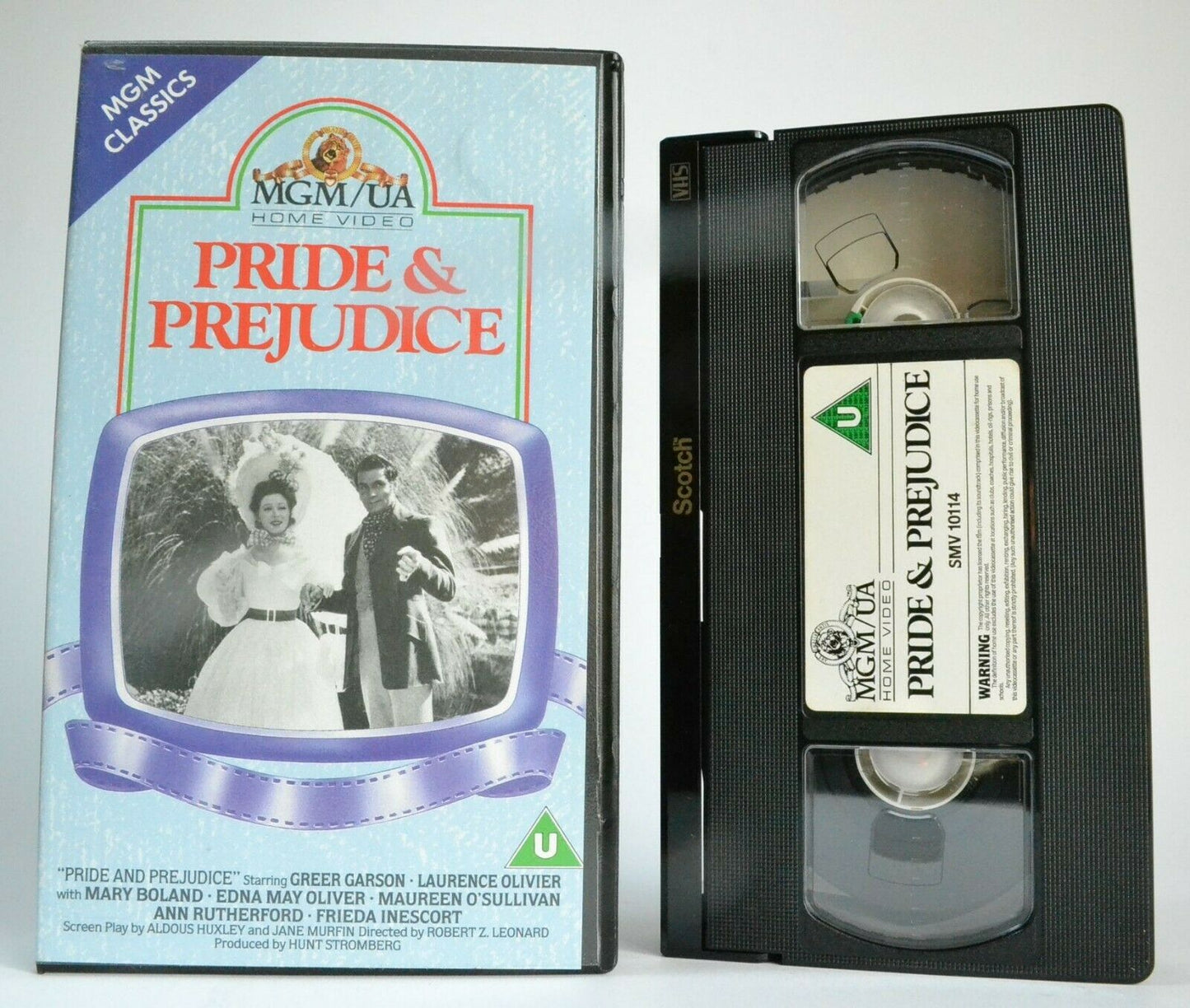 Pride And Prejudice [MGM Classics] Jane Austen - Comedy - Greer Garson - Pal VHS-