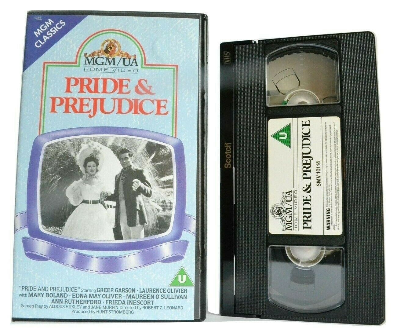 Pride And Prejudice [MGM Classics] Jane Austen - Comedy - Greer Garson - Pal VHS-