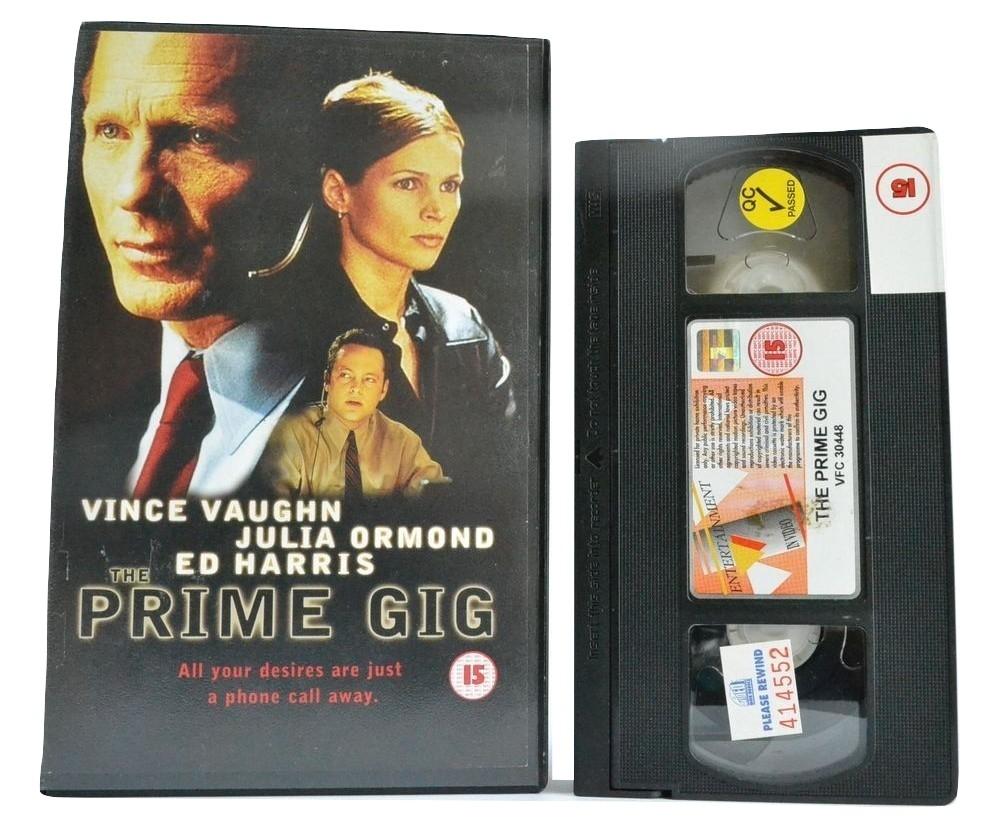 Prime Gig: Vince Vaughn [Gift Of The Gab] Thriller - Ed Harris - Ex-Rental VHS-