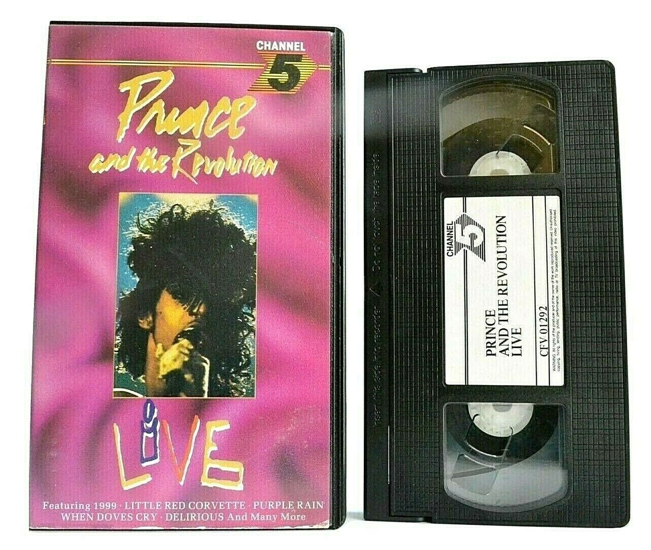 Prince And The Revolution: Live - (1985) USA Concert - Music Performance - VHS-