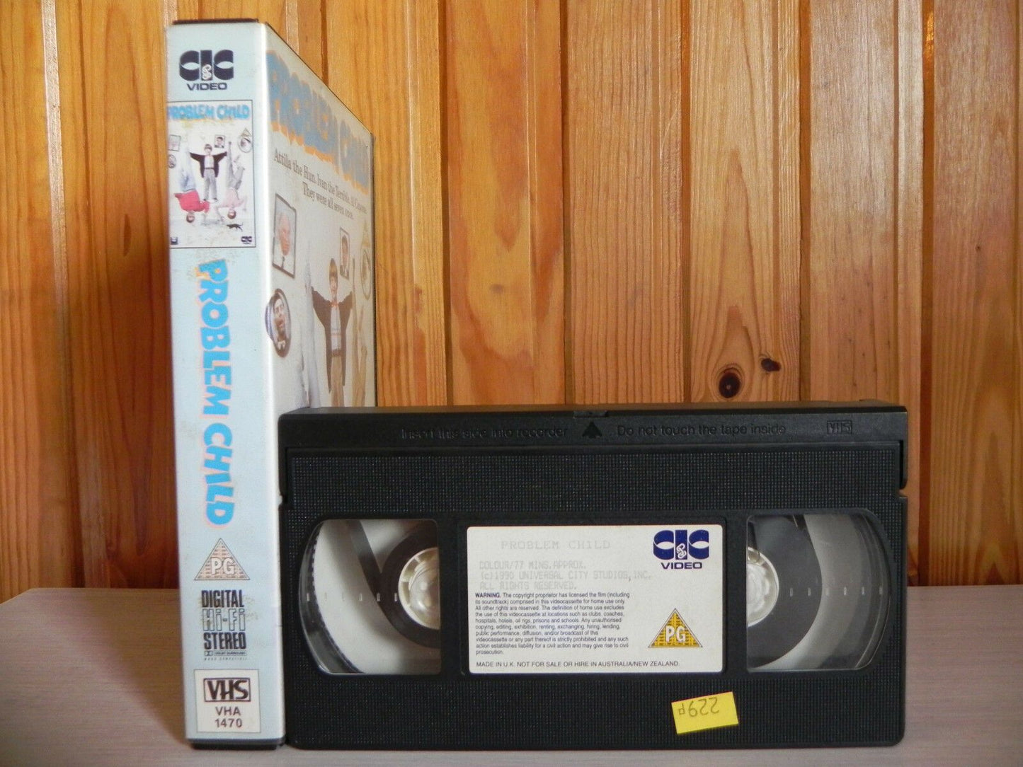 Problem Child - CIC Video - Hilarious Comedy - John Ritter - Amy Yasbeck - VHS-