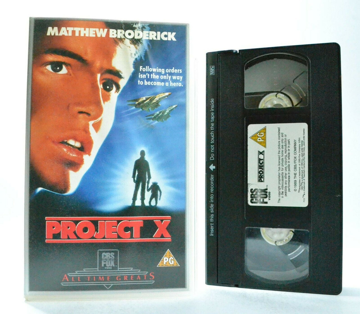 Project X - CBS/FOX - Sci-Fi Comedy - Matthew Broderick - Helen Hunt - Pal VHS-