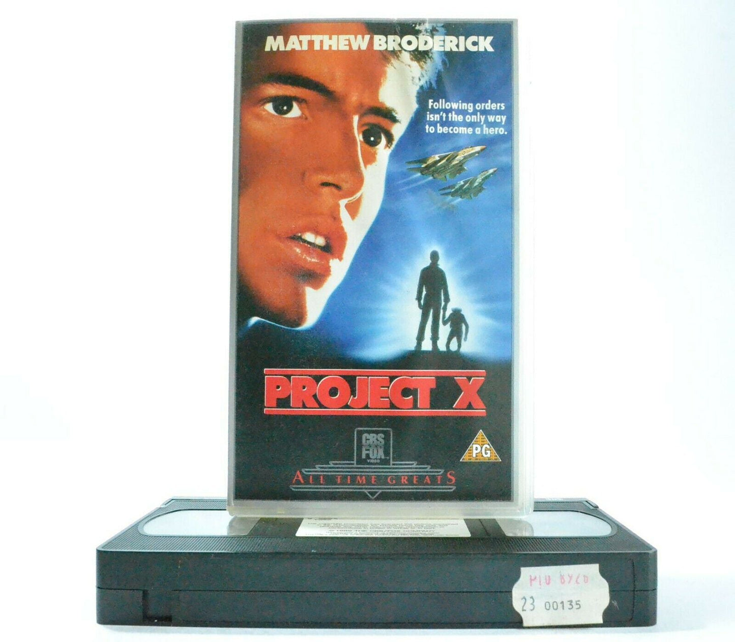 Project X - CBS/FOX - Sci-Fi Comedy - Matthew Broderick - Helen Hunt - Pal VHS-