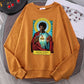 Pulp Fiction Hoodie – Saint Jules Graphic Sweatshirt for Full Hoodie Streetwear Style-Khaki-XXL-