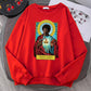 Pulp Fiction Hoodie – Saint Jules Graphic Sweatshirt for Full Hoodie Streetwear Style-Red-XXL-