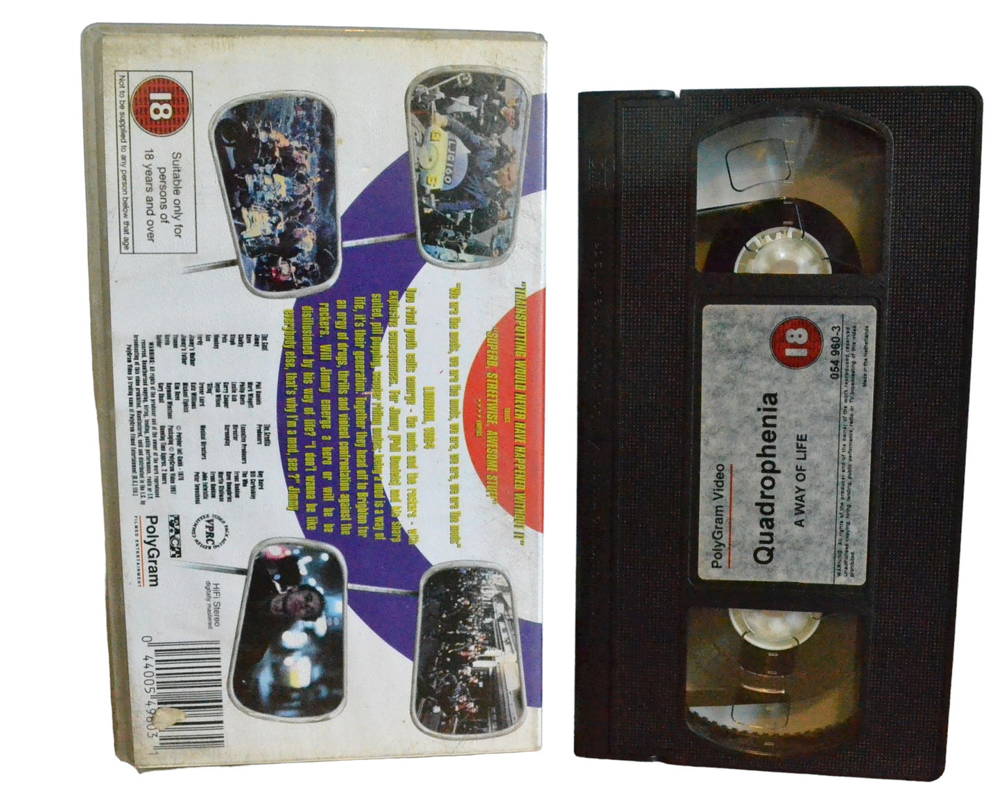 Quadrophenia - Phil Daniels - polyGram Video - Action - Pal - VHS-