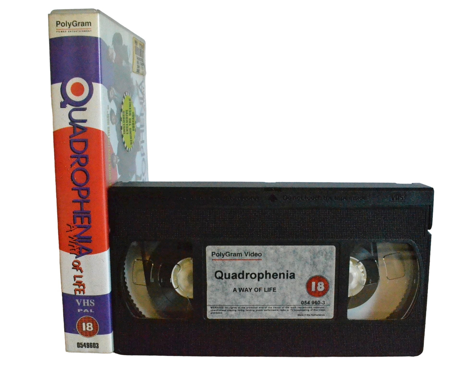 Quadrophenia - Phil Daniels - polyGram Video - Action - Pal - VHS-