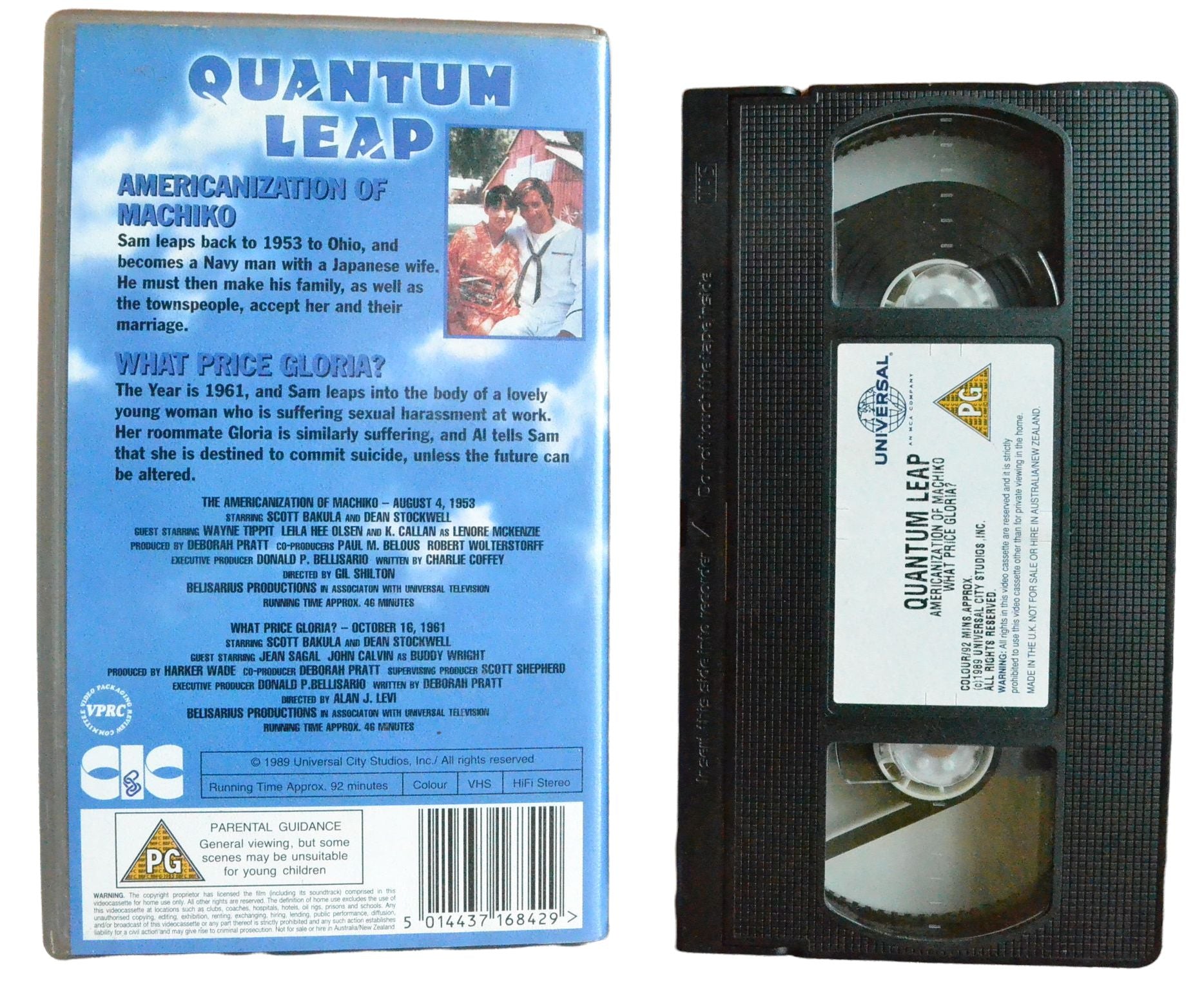 Quantum Leap (Americanization Of Machiko) - Scott Bakula - Universal - Vintage - Pal VHS-