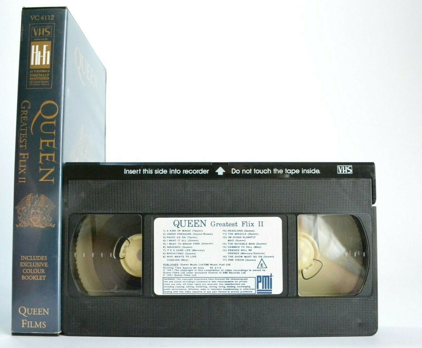 Queen: Greatest Flix 2 - A Kind Of Magic - Freddie Mercury - Music - Pal VHS-