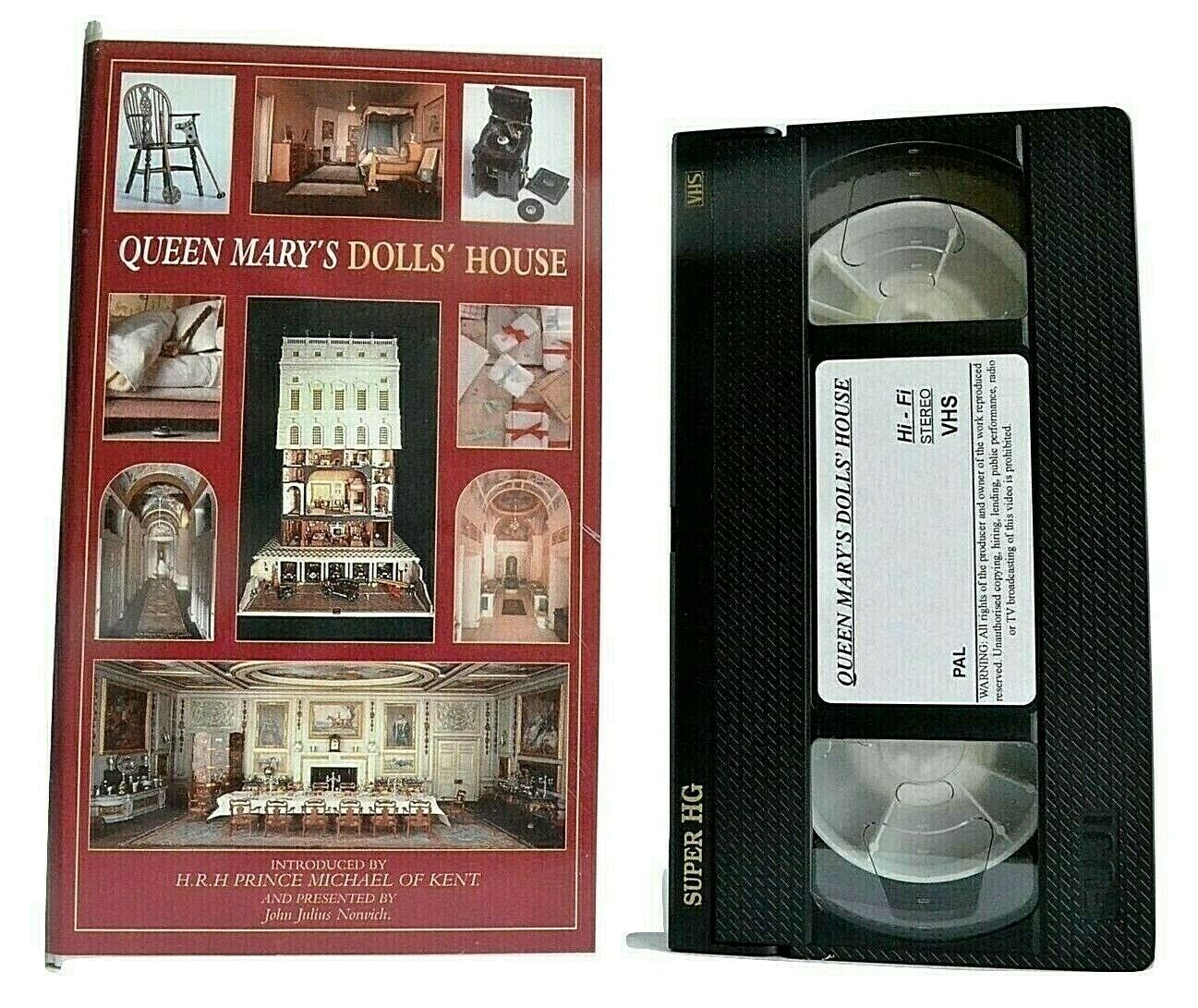 Queen Mary's Dolls' House: By John Julius Norwich - Stately Home Design - VHS-