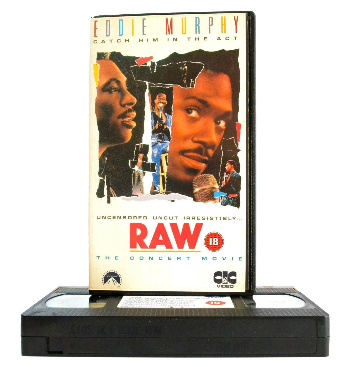 RAW:The Concert Movie - Stand Up Comedy - New York's Felt Forum - E.Murphy - VHS-