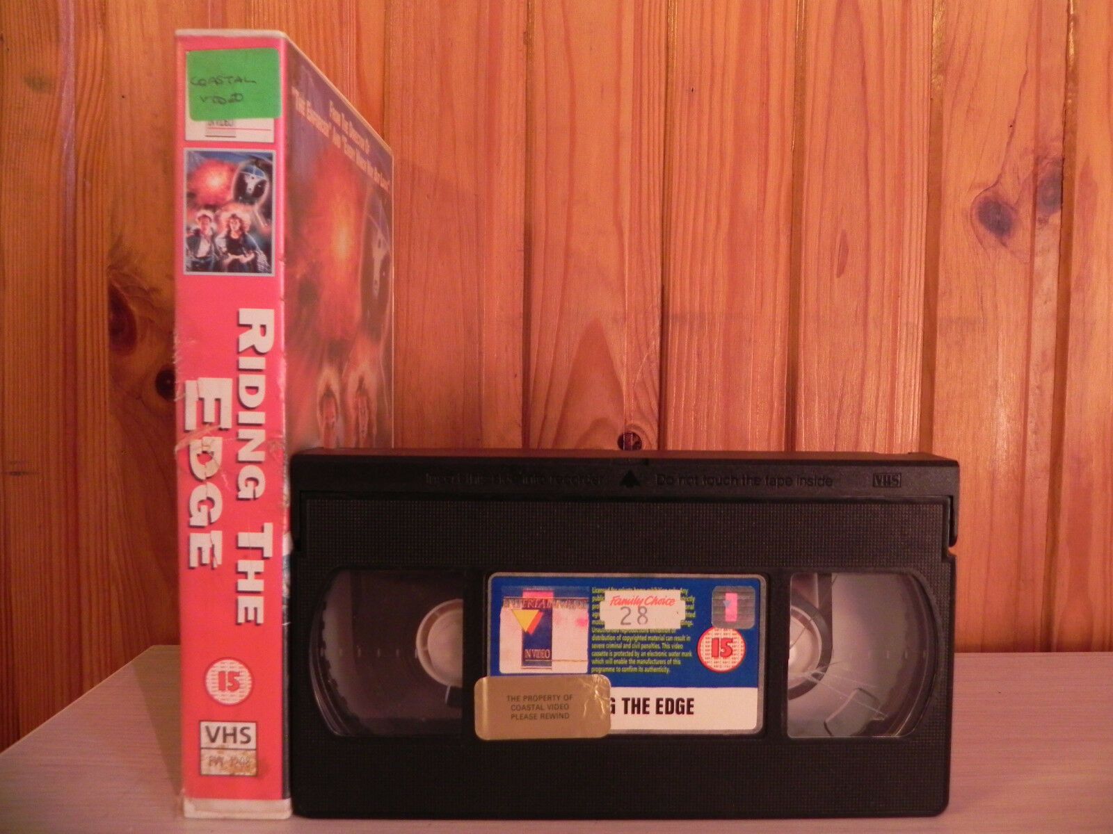 RIDING THE EDGE - High Octane Action Thriller - Big Box Video - Ex-Rental - VHS-