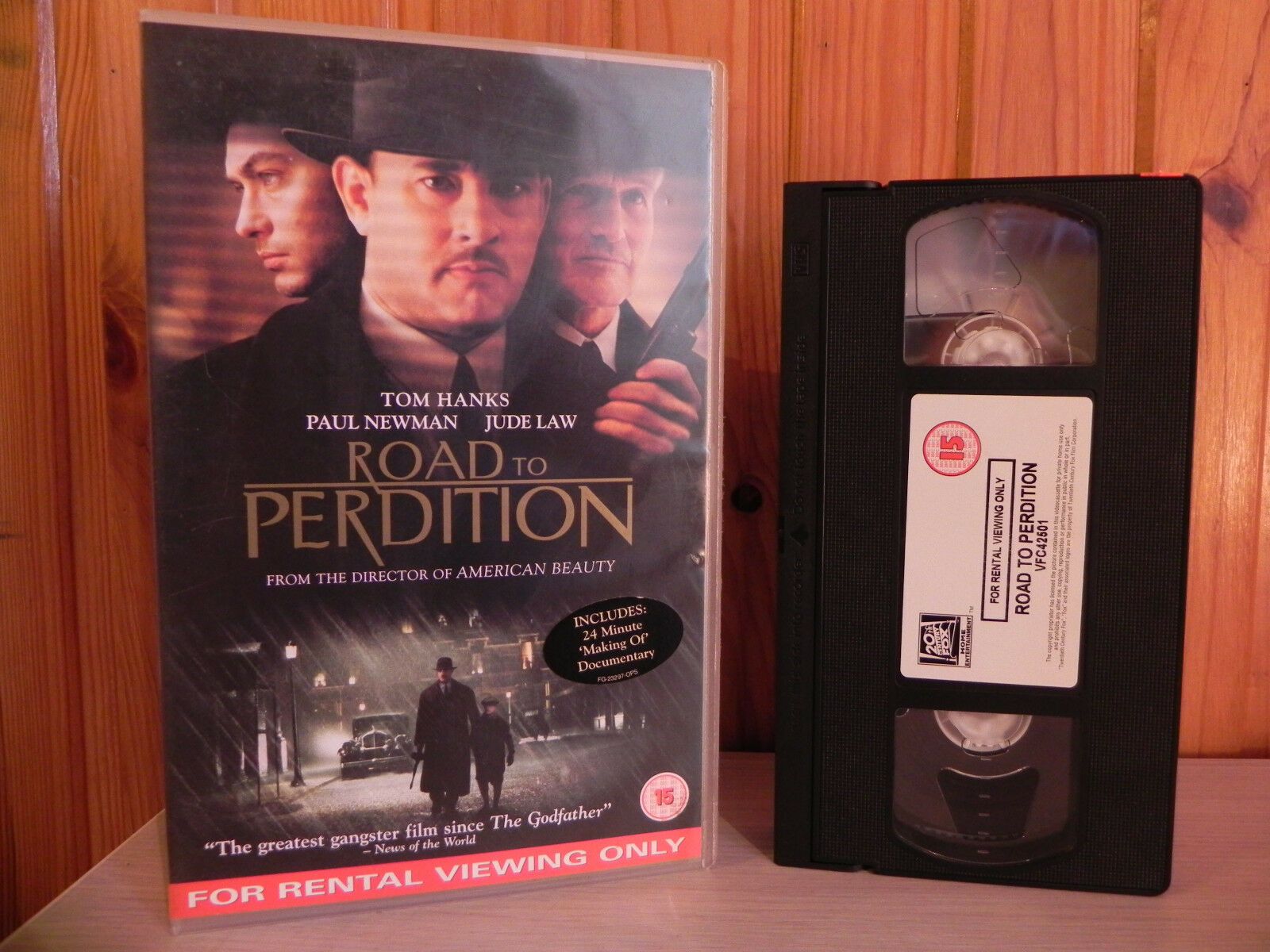 ROAD TO PERDITION - Tom Hanks - Crime Drama - Big Box - Ex-Rental - 23297 - VHS-