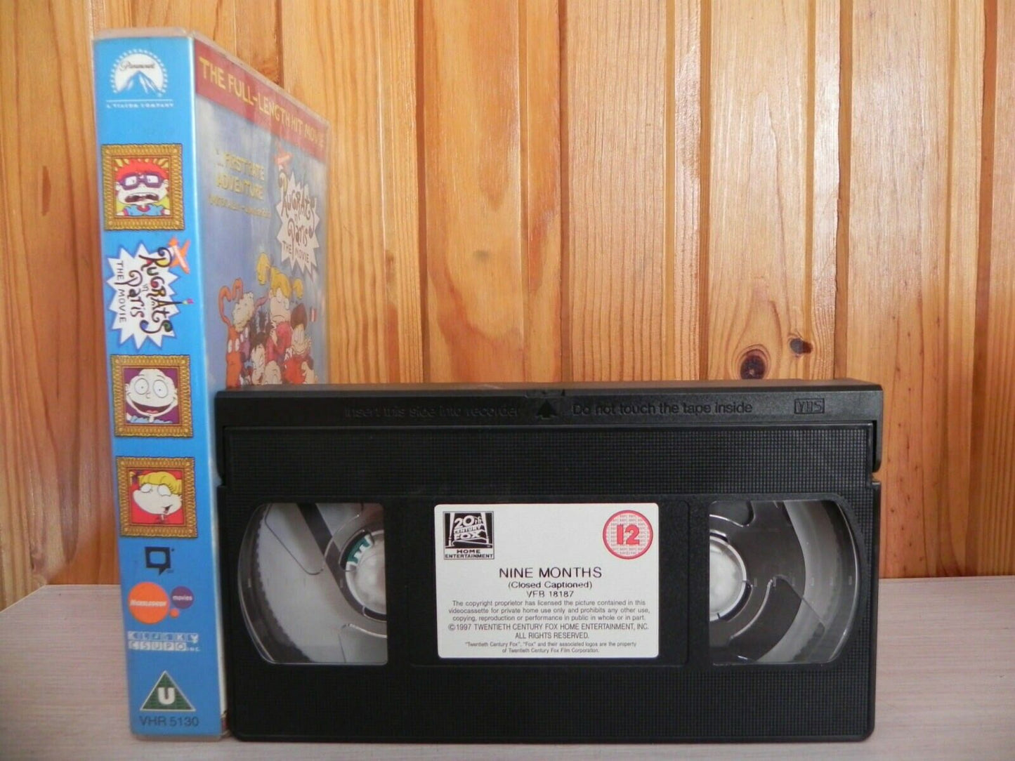 RUG RATS - PARIS THE MOVIE - PRESCHOOL KIDS VIDEO - CHILDREN RUGRATS - PAL VHS-