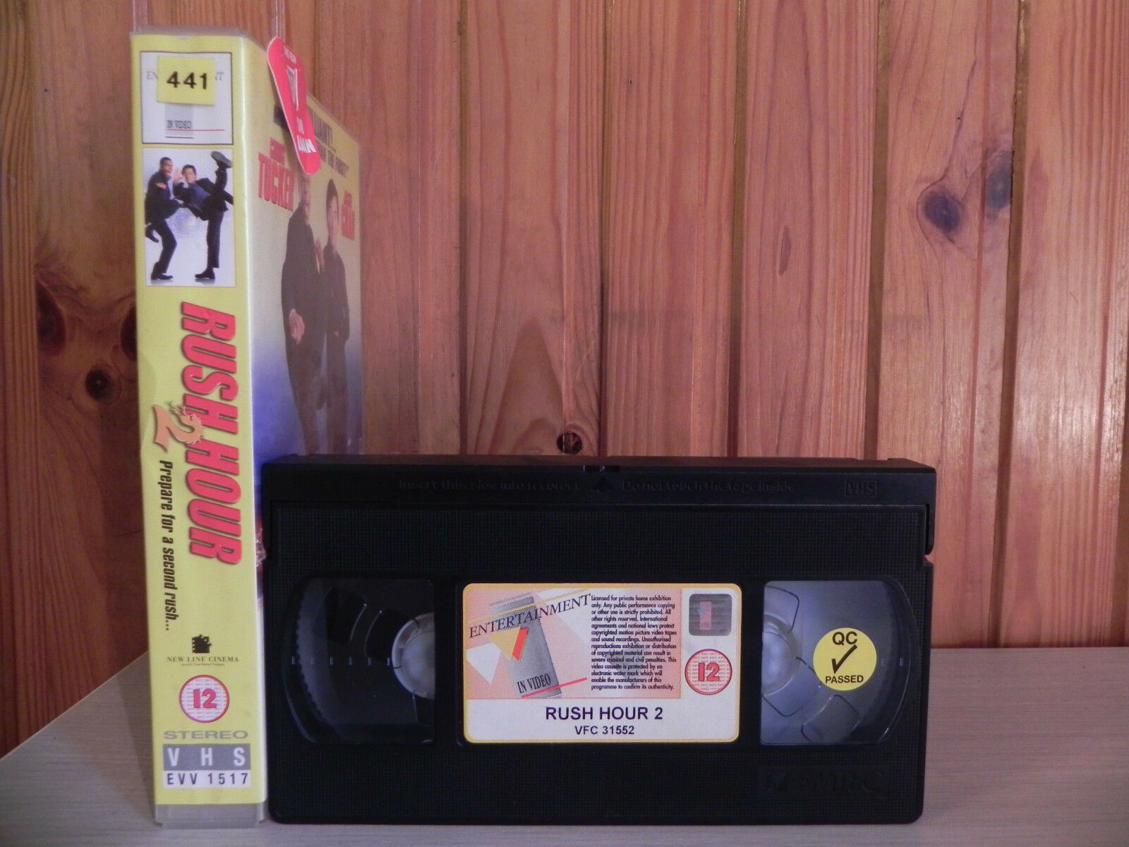 RUSH HOUR 2 - Chan / Tucker - Martial Arts - Action - Big Box - Ex-Rental - VHS-