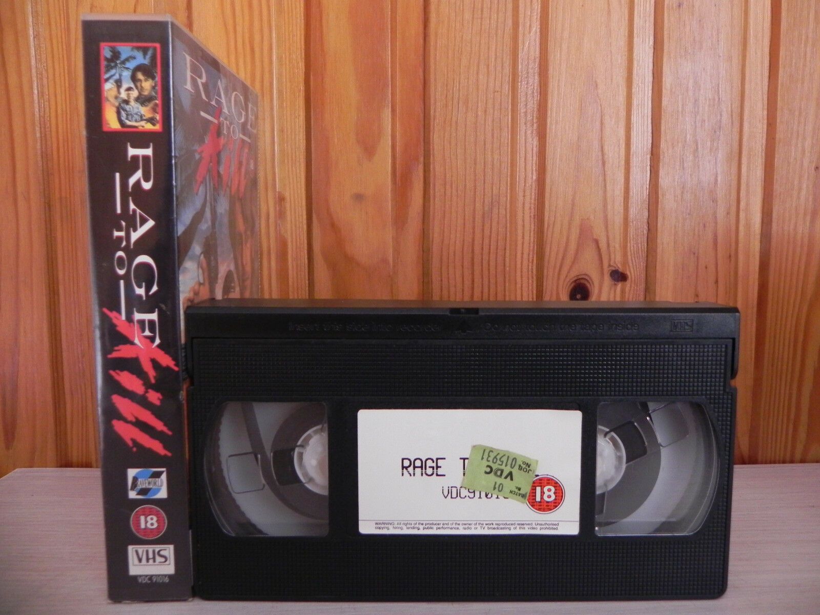 Rage To Kill - Braveworld - Action - Cameron Mitchell - Maxine Arnold - Pal VHS-