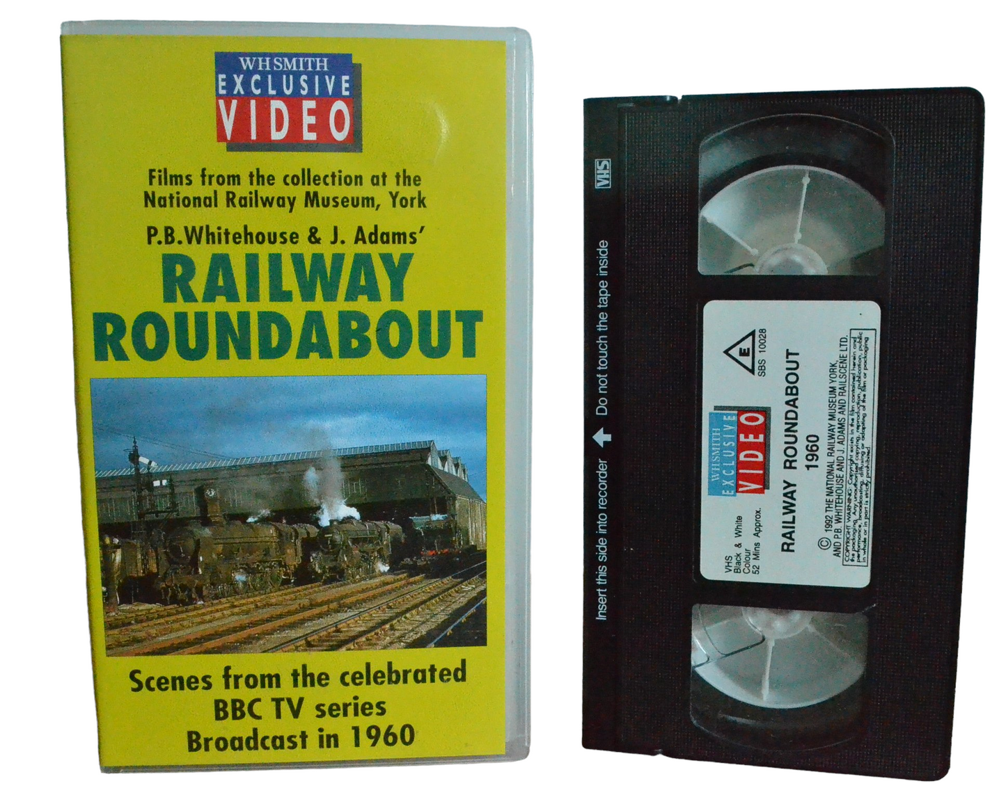 Railway Round About - Peter Cranmer - WH Smith Exclusive Video - 10028 - Steam Trains - Pal - VHS-