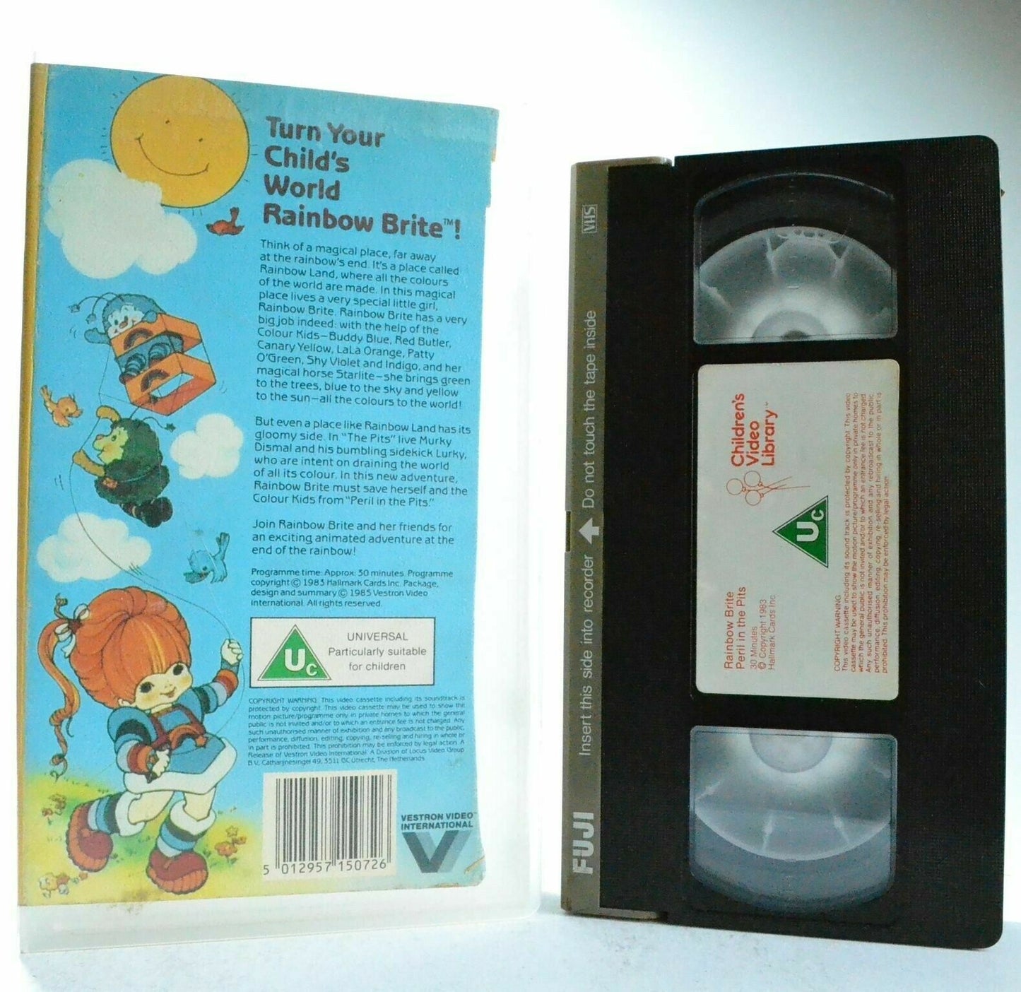 Rainbow Brite: Peril In The Pits (2nd Episode) Animation - Children's - Pal VHS-