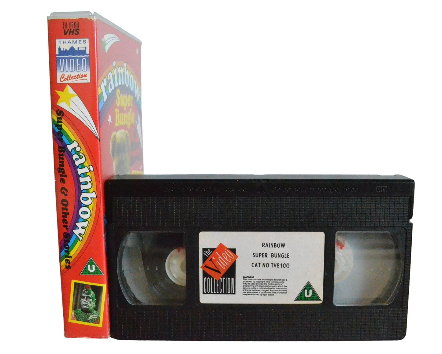 Rainbow : Super Bungle & Other Stories - The Video Collection - TV8100 - Children - Pal - VHS-