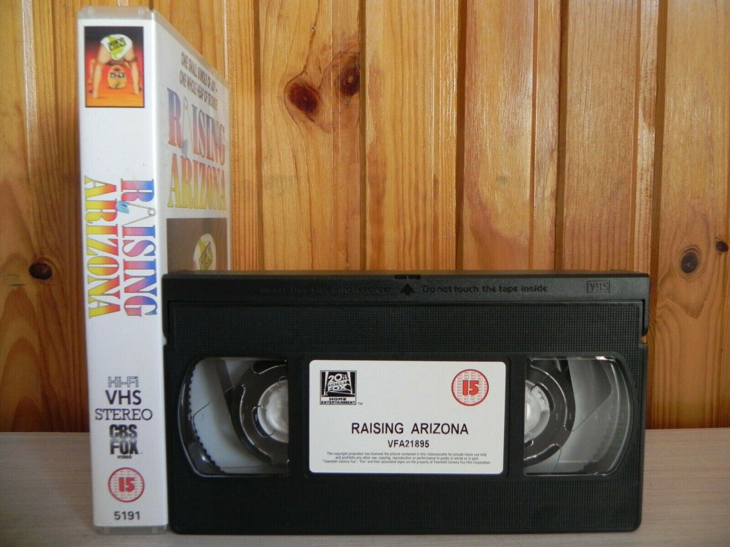 Raising Arizona - CBS/Fox Video - A Comedy Beyond Belief! - Nicolas Cage - VHS-