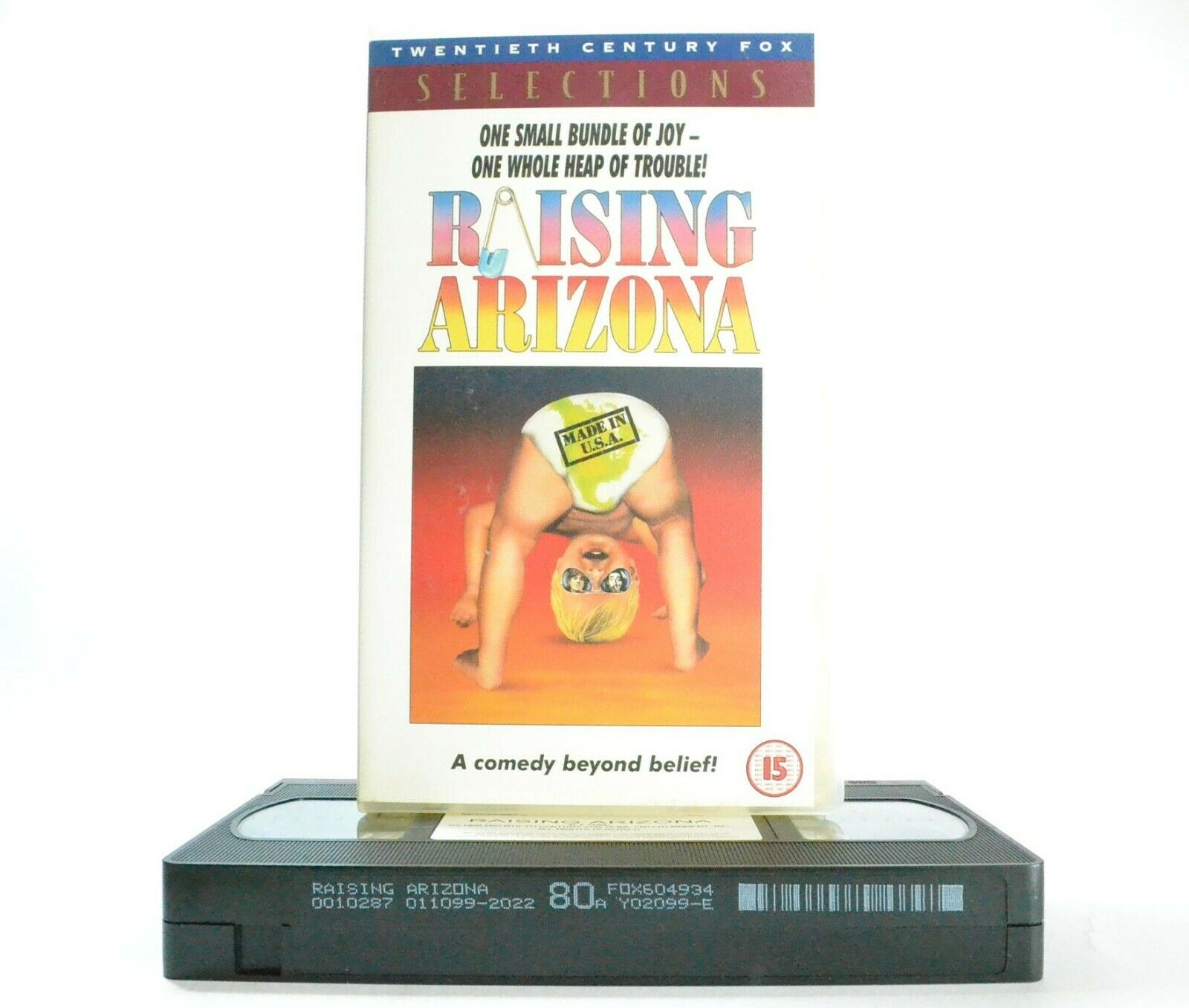 Raising Arizona: Film By Joel Coen (1987) - Crime Comedy - Nicolas Cage - VHS-