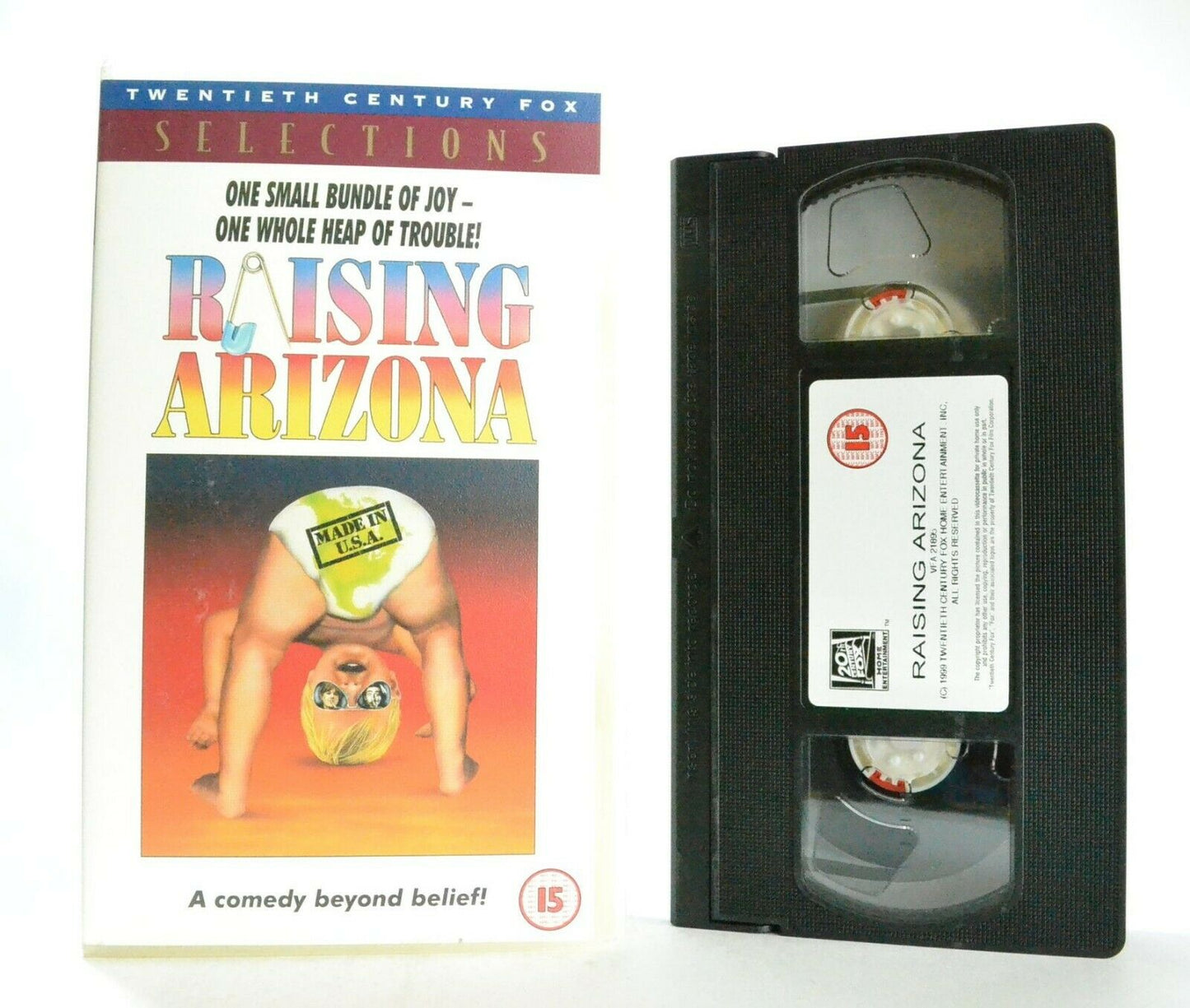 Raising Arizona: Film By Joel Coen (1987) - Crime Comedy - Nicolas Cage - VHS-